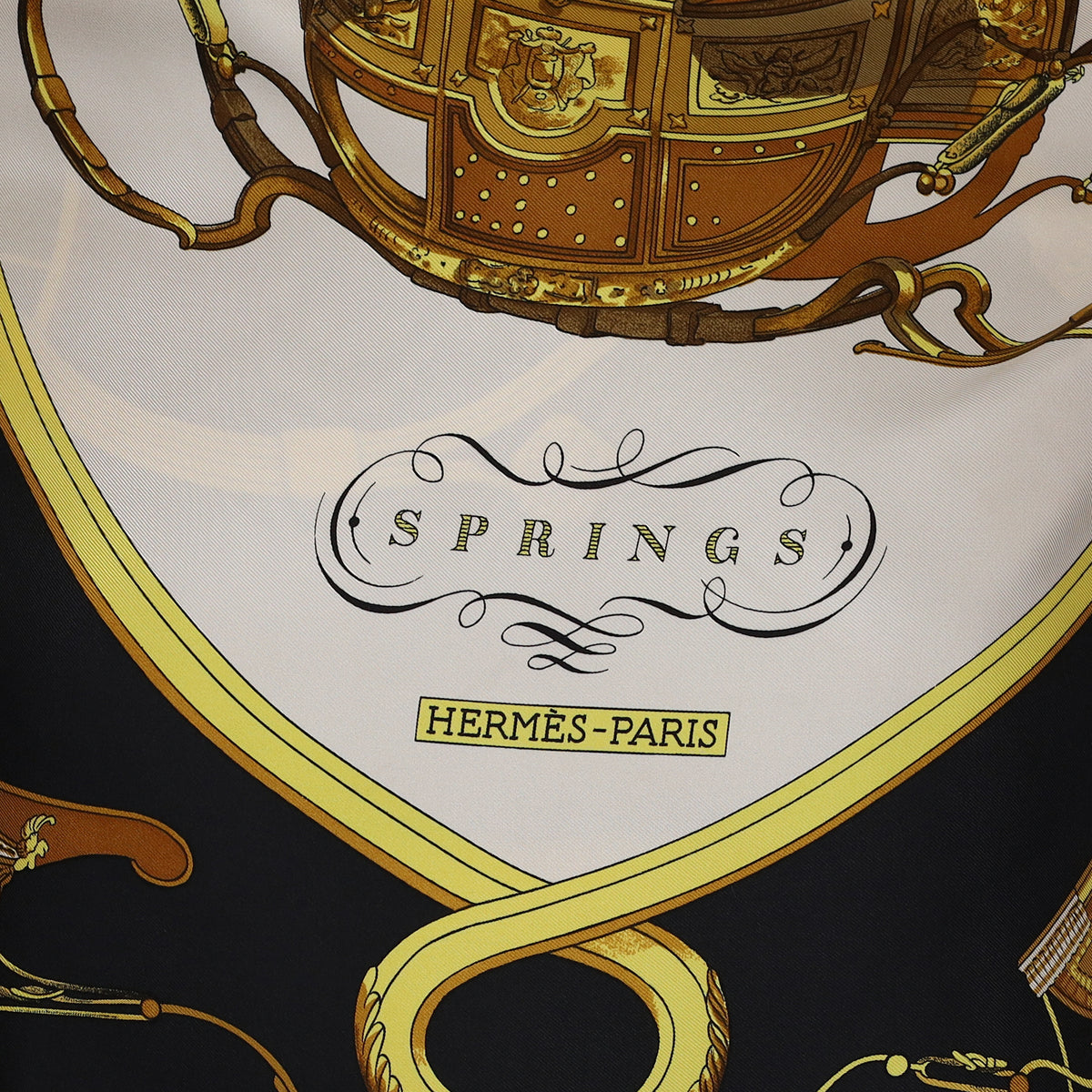 Hermès Springs Silk Scarf