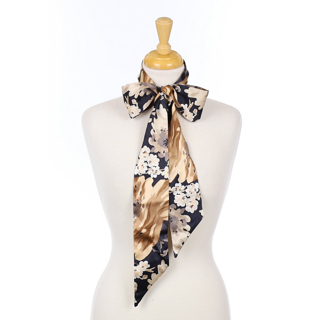 English Eccentrics Pussy Bow Silk Scarf
