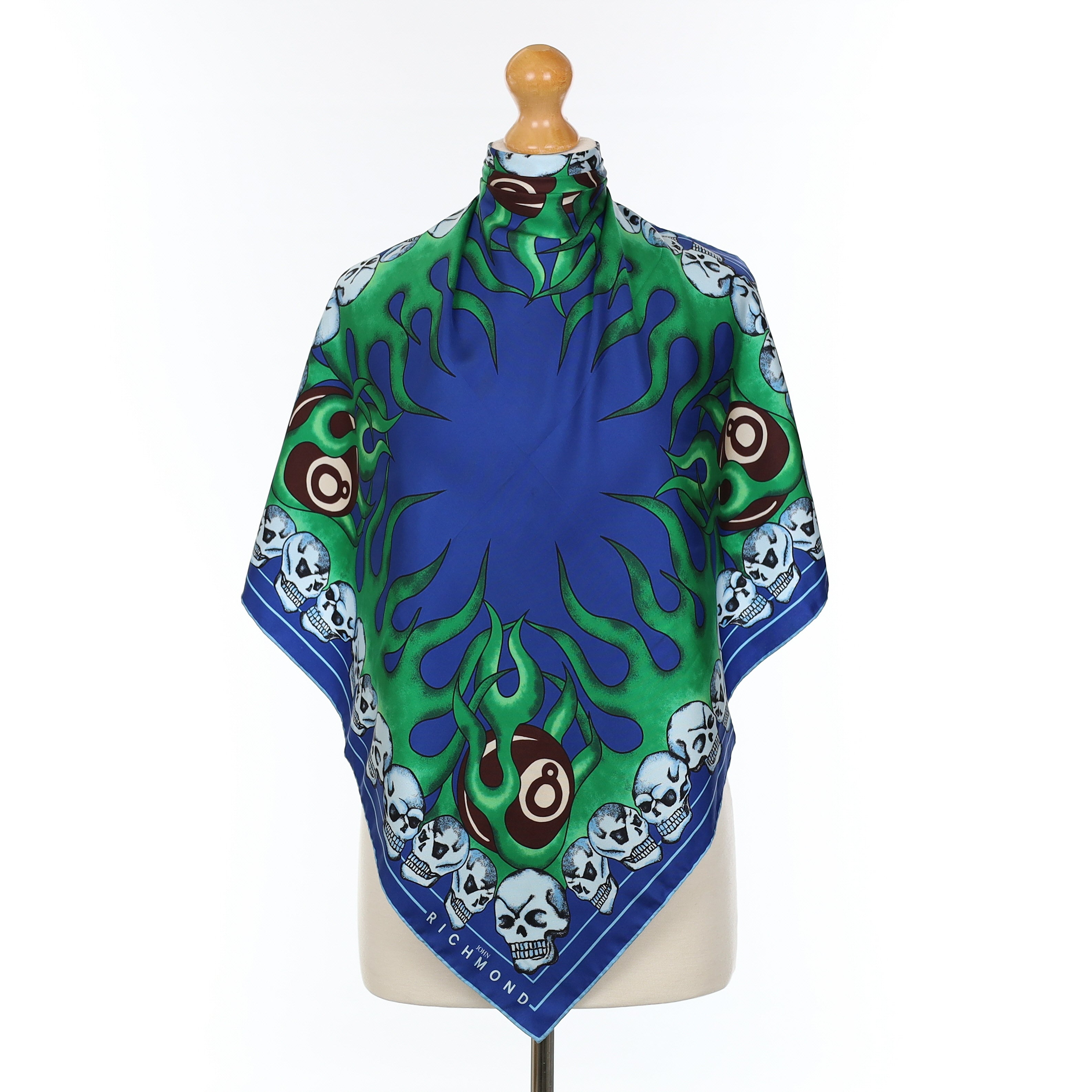 John Richmond Punk Inspired Silk Scarf