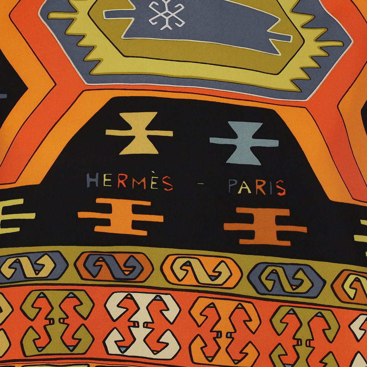 Hermès Kilim Silk Scarf