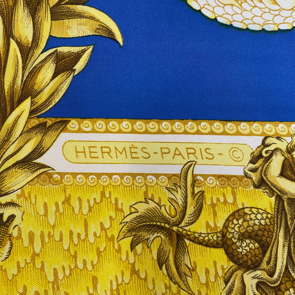 Hermès Grotte de Versailles Silk Scarf Quite Rare