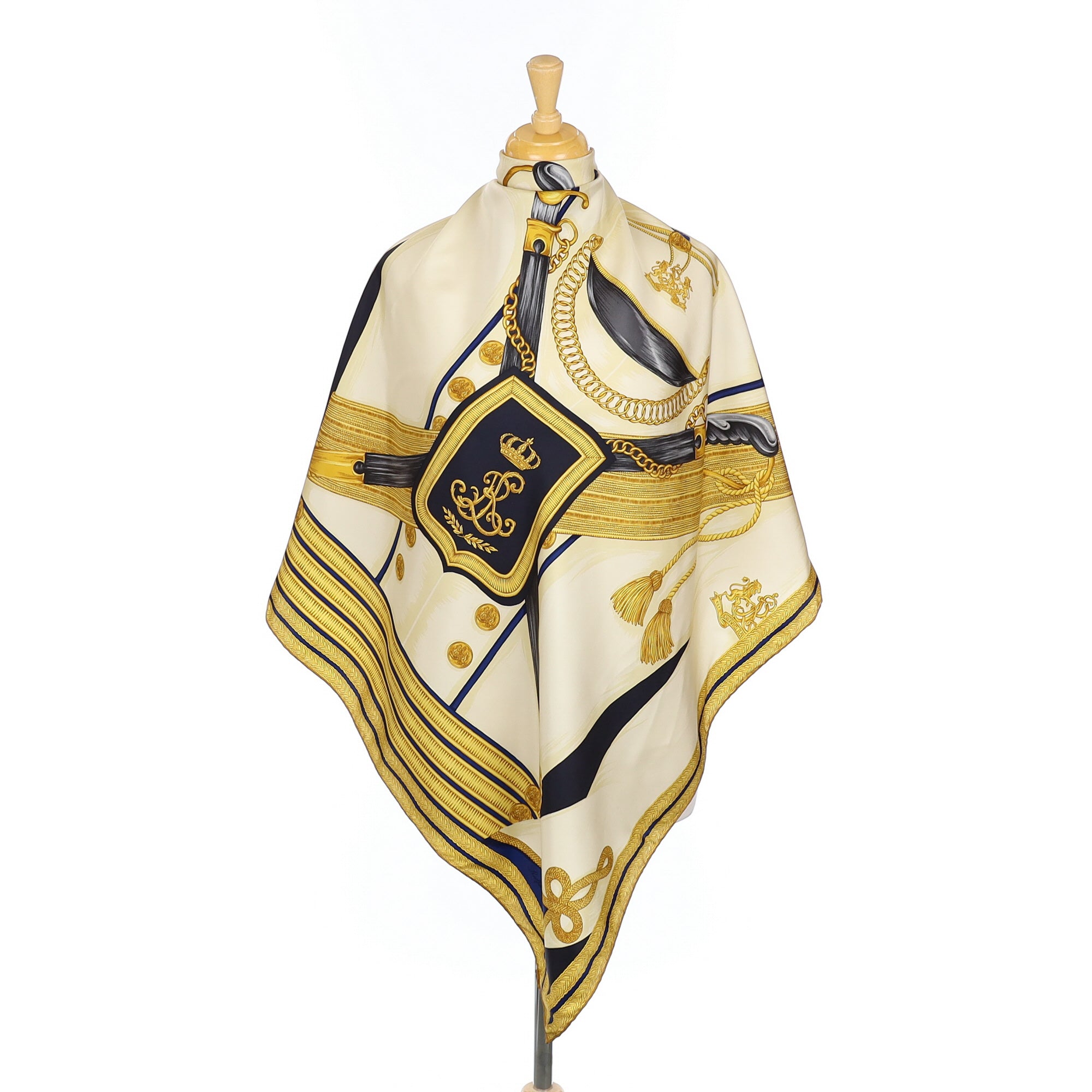 Ralph Lauren Military Designer Silk Scarf