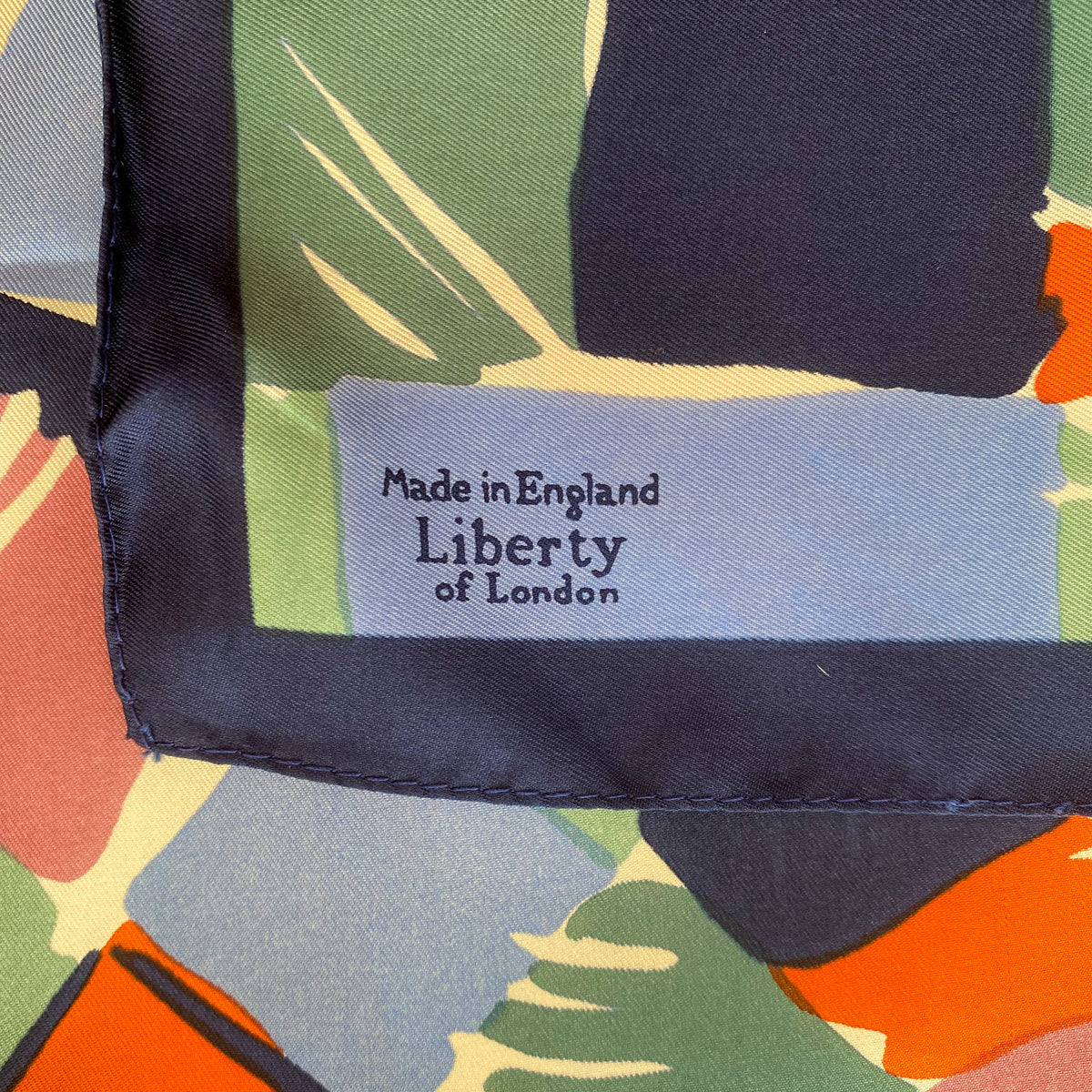 70’s Liberty Long Silk Scarf