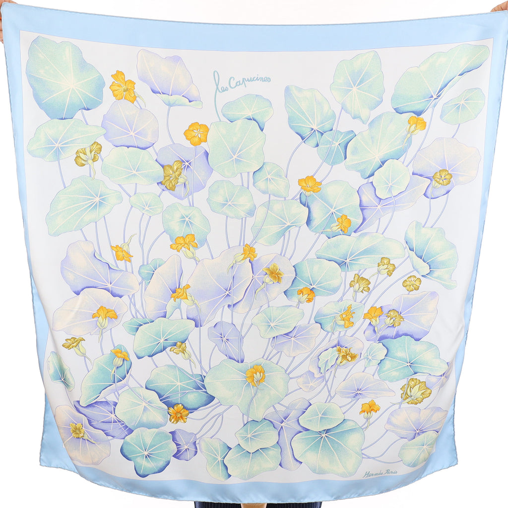 Hermès Les Capucines Silk Scarf