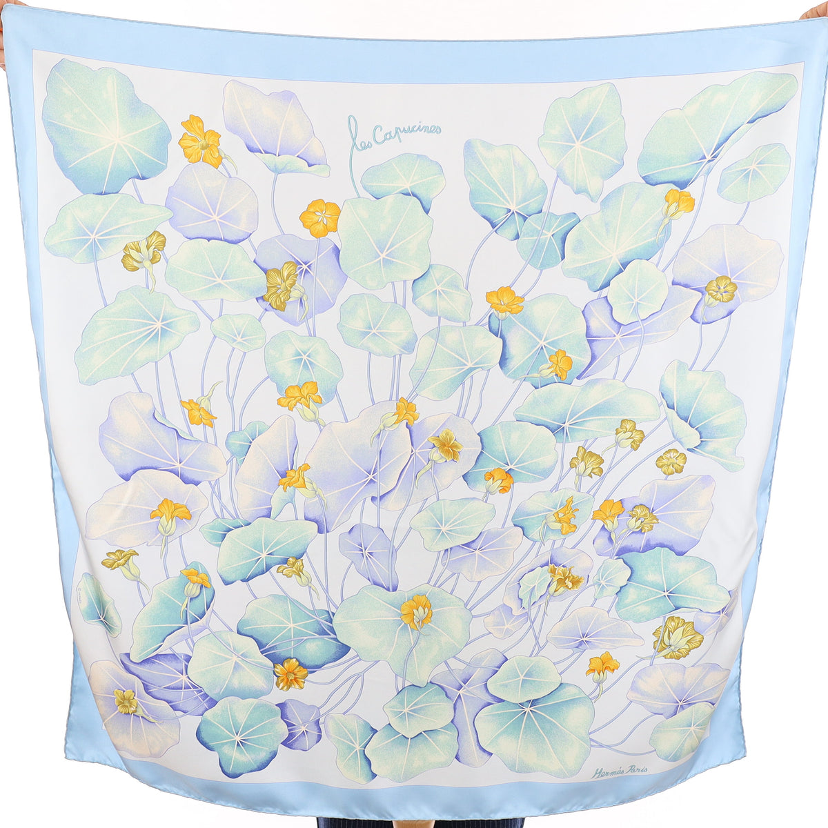 Hermès Les Capucines Silk Scarf