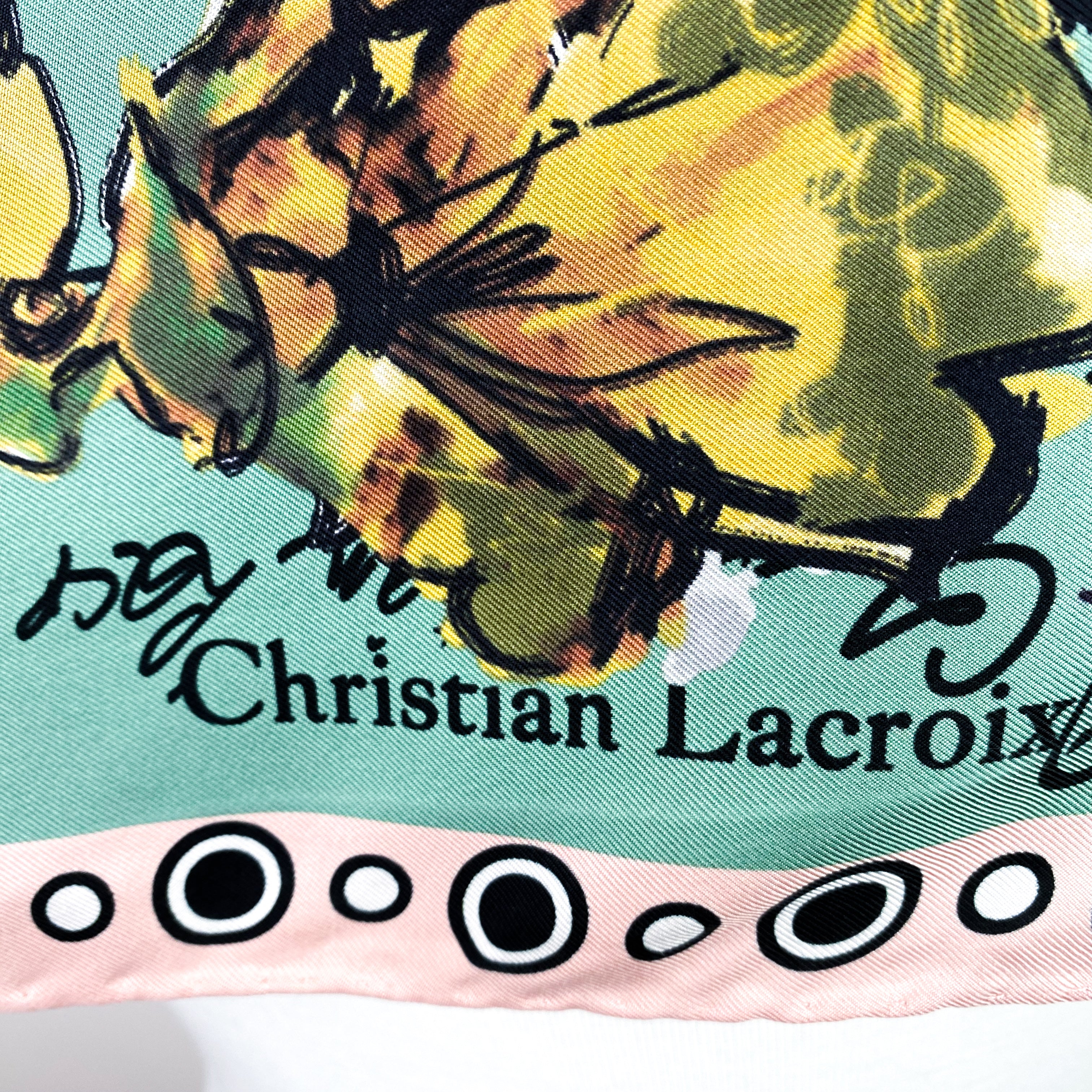 Christian Lacroix Designer Silk Scarf