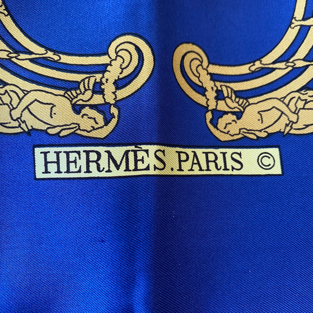 Hermès Proues Silk Scarf