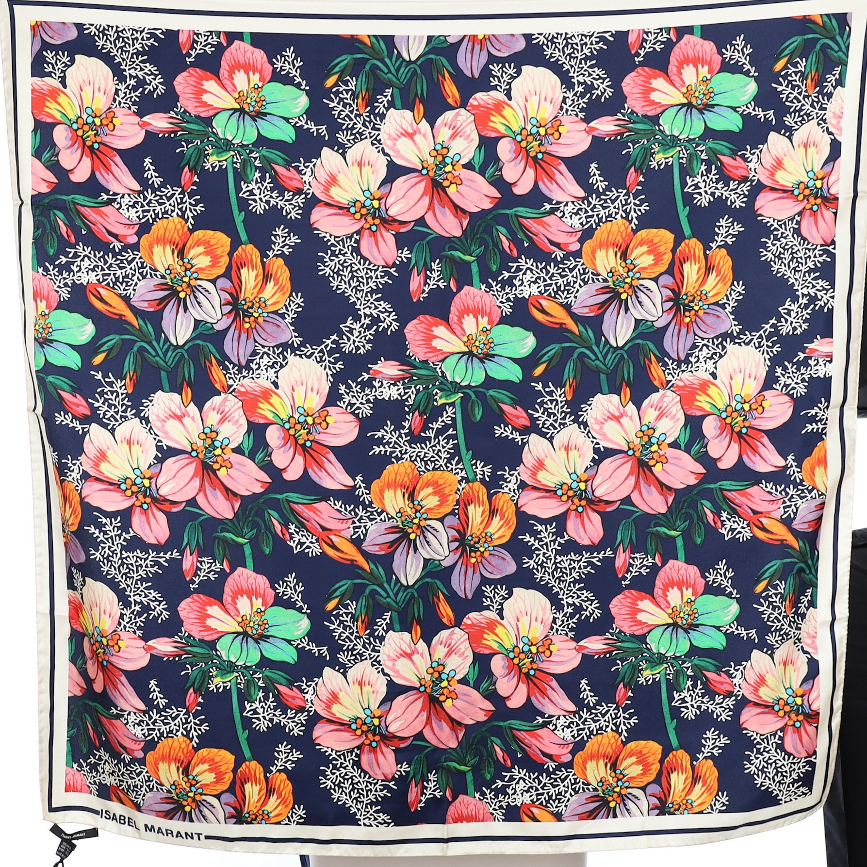 Brand New Isabel Marant Colourful Floral Designer Silk Scarf