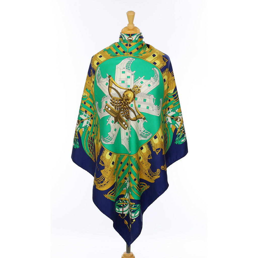 Hermès Proues Silk Scarf
