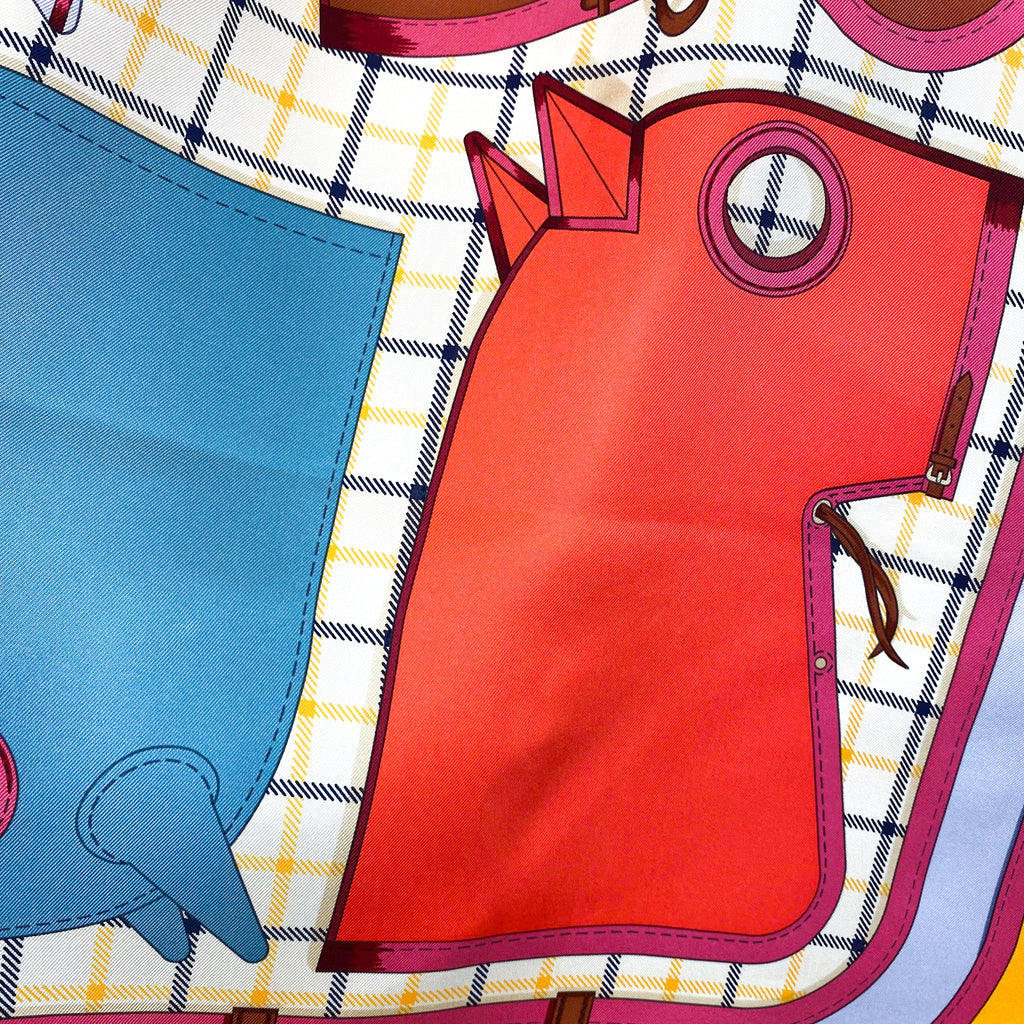 Brand New Boxed Hermes Camails Designer Silk Scarf