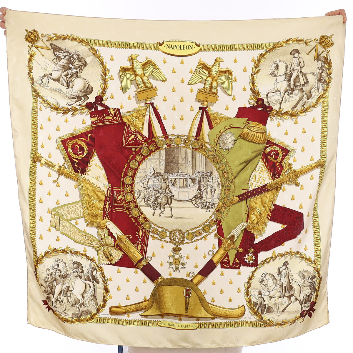 Hermès Napoleon Silk Scarf