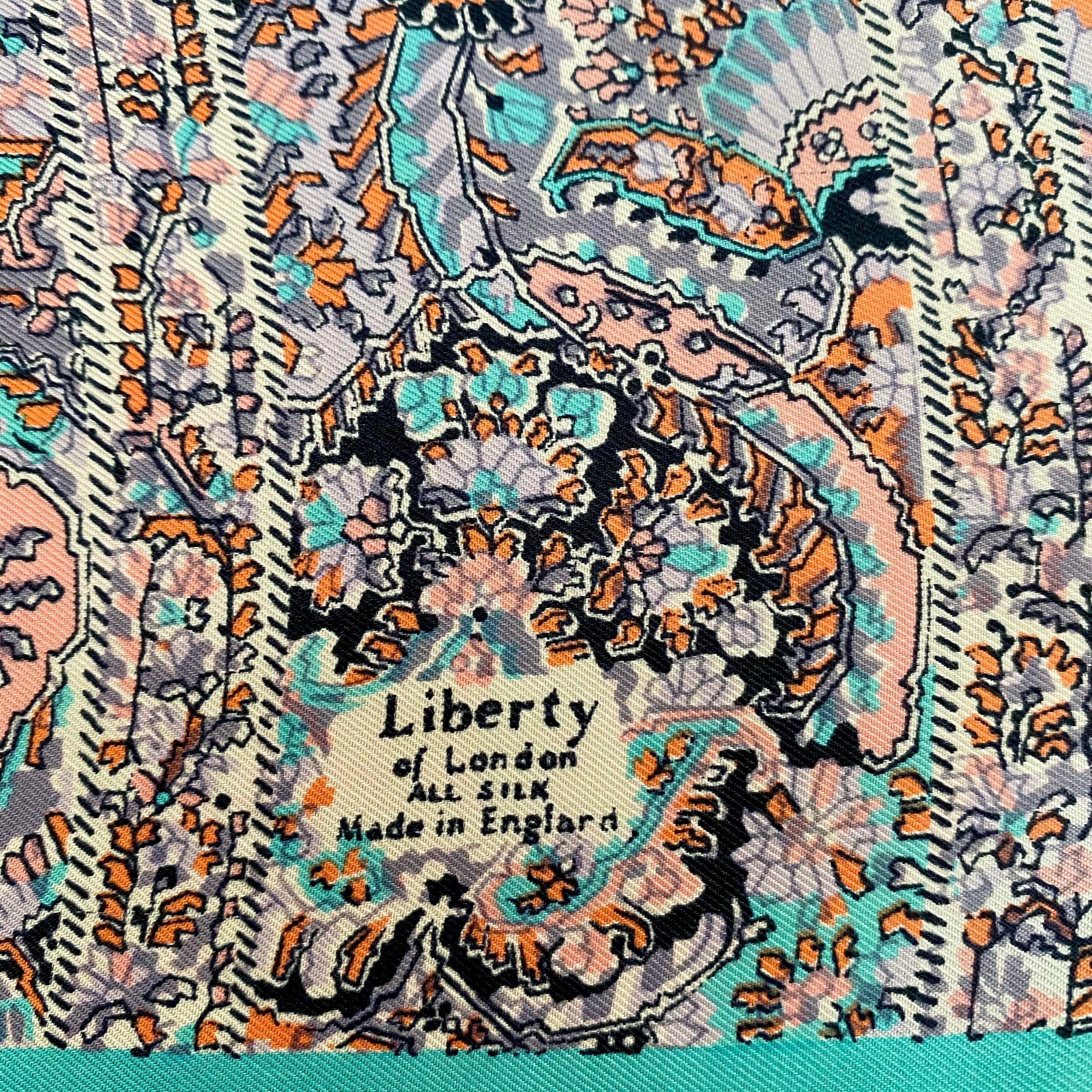1970’s Liberty Paisley Vintage Silk Scarf