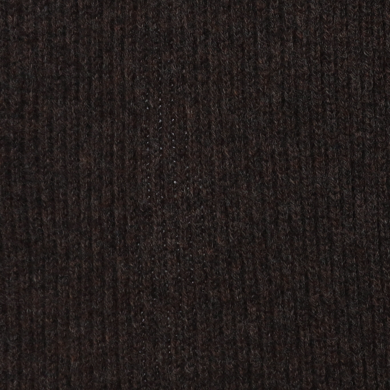 Brand New Scottish Bitter Chocolate Rib Cashmere Scarf