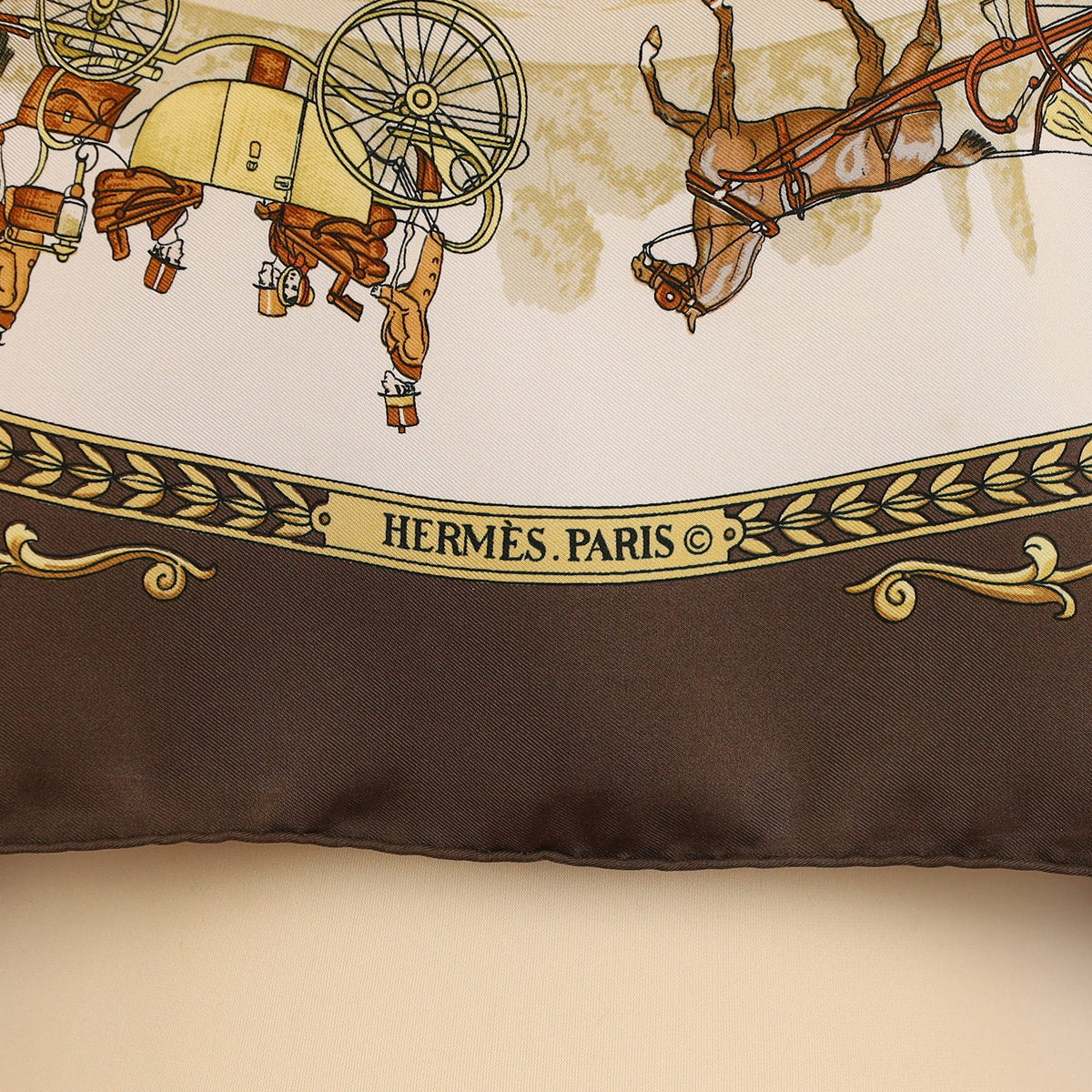 Hermès La Promenade De Longchamp Silk Scarf