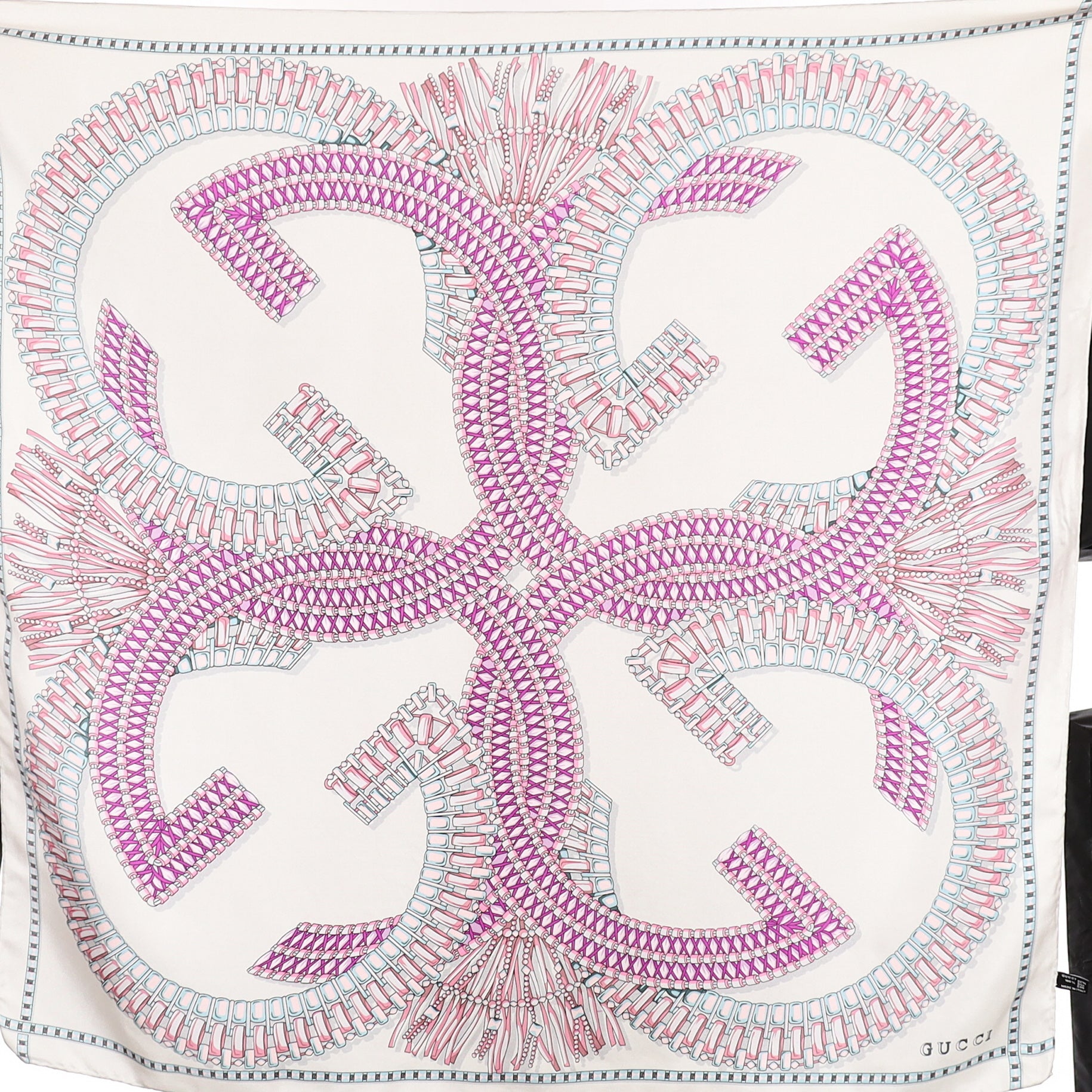 Gucci ‘G’ pattern Designer Silk Scarf