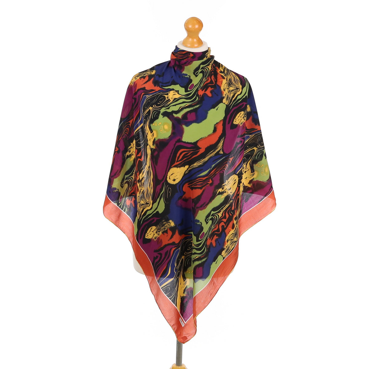 Codello Abstract Vintage Silk Scarf