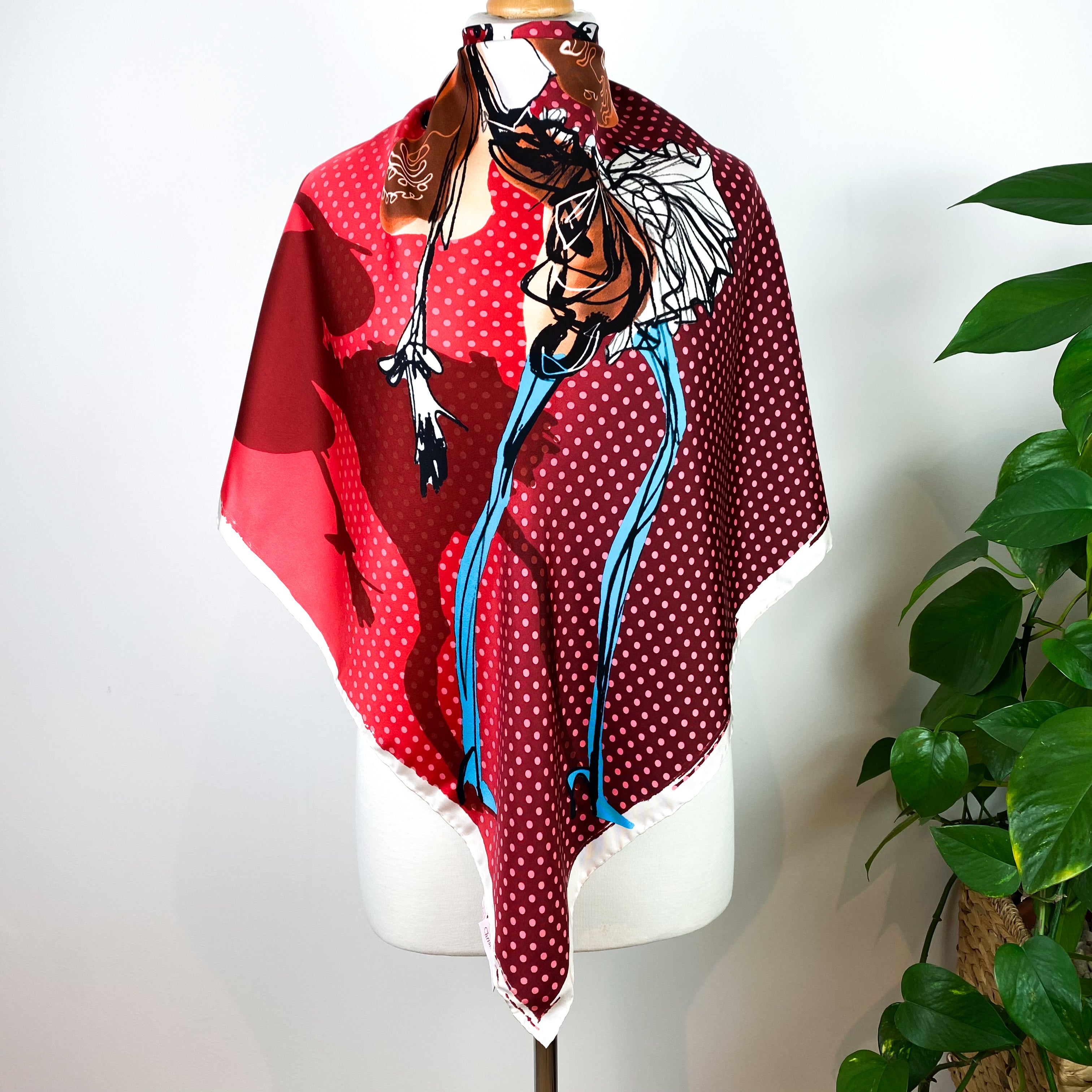 Christian Lacroix Designer Silk Scarf