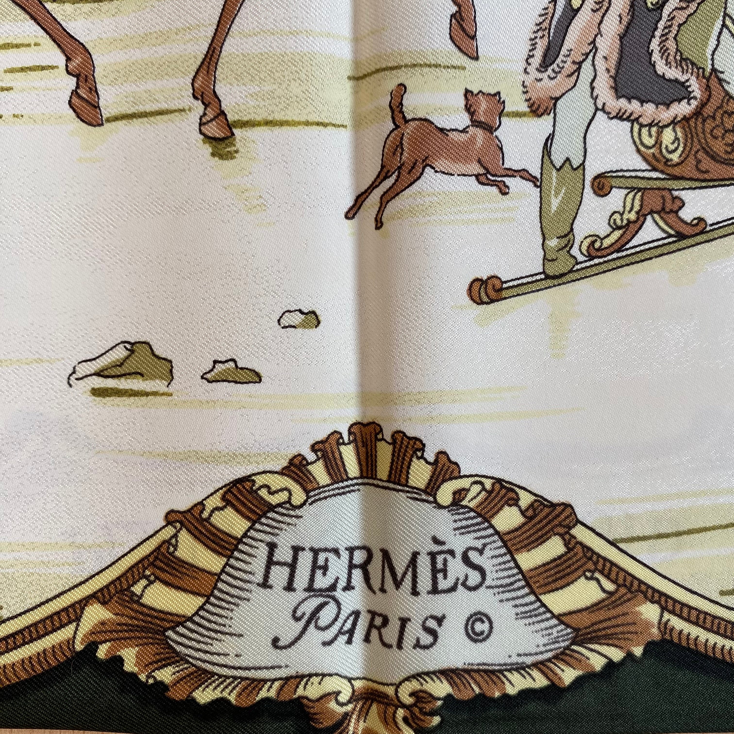 Hermès Plaisirs Du Froid Silk Scarf