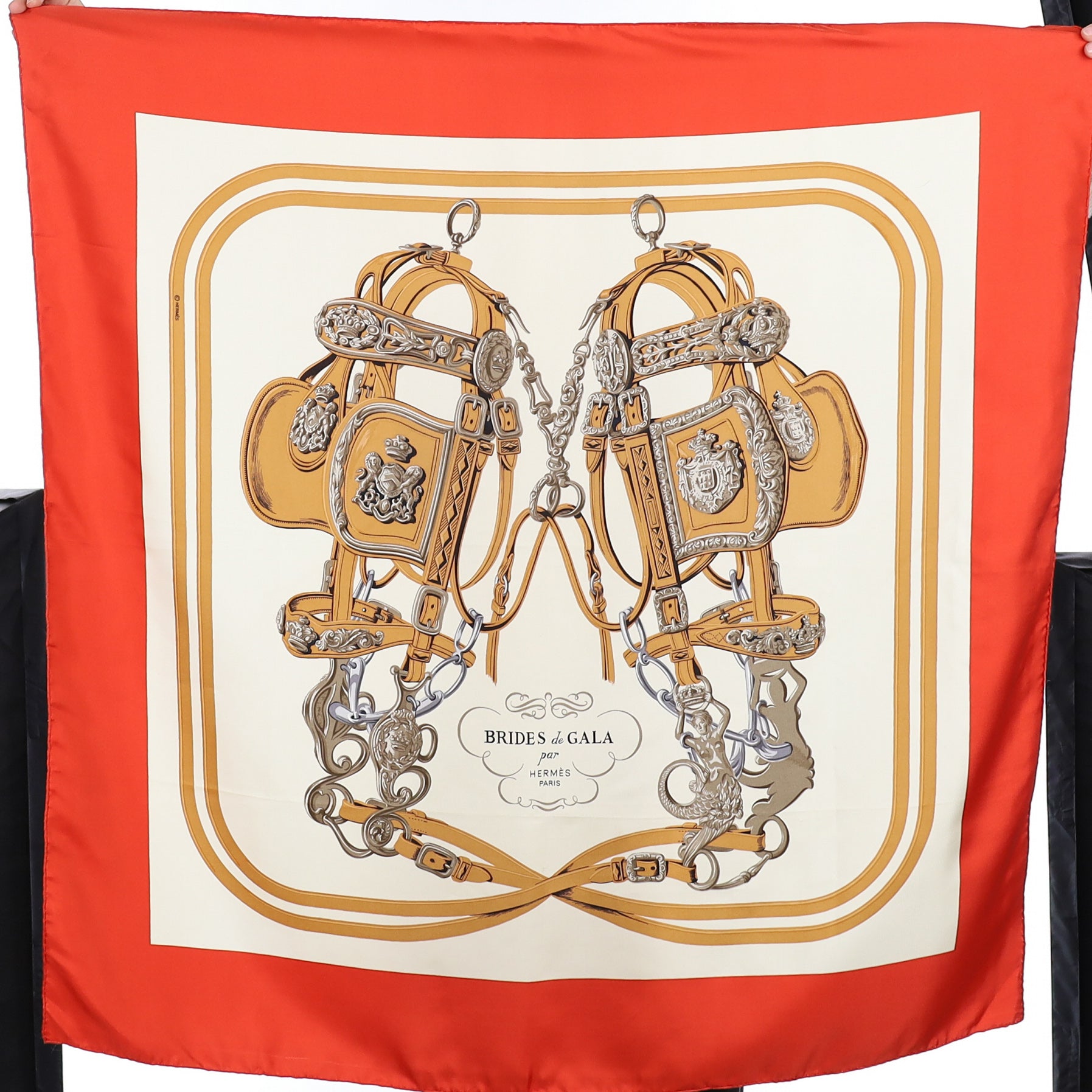 Immaculate Hermès Brides de Gala Silk Scarf