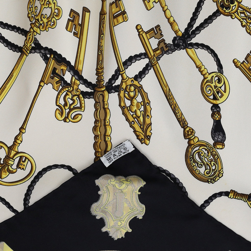 Hermès Les Clés Silk Scarf
