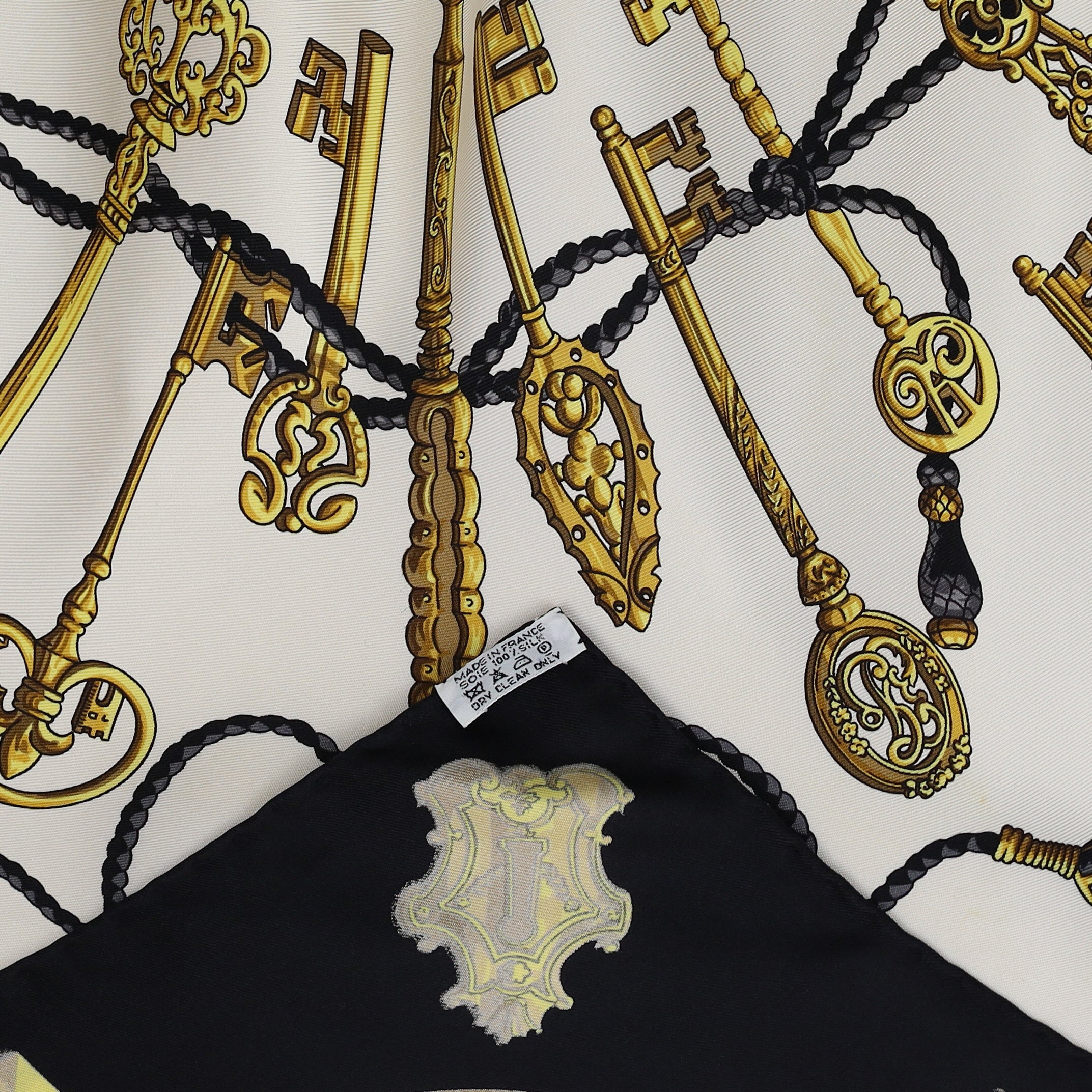 Hermès Les Clés Silk Scarf