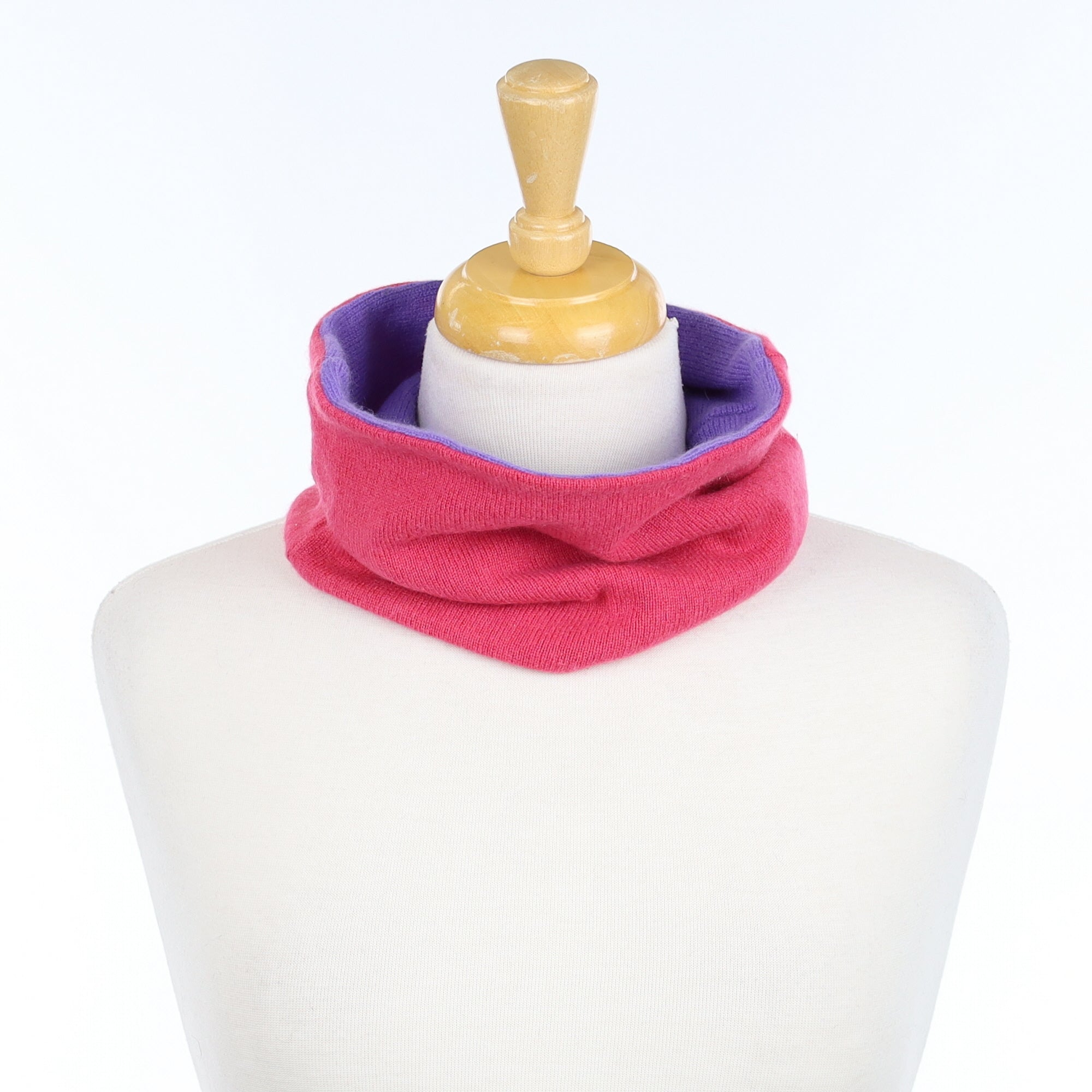 Hot Pink and Purple Neck Warmer