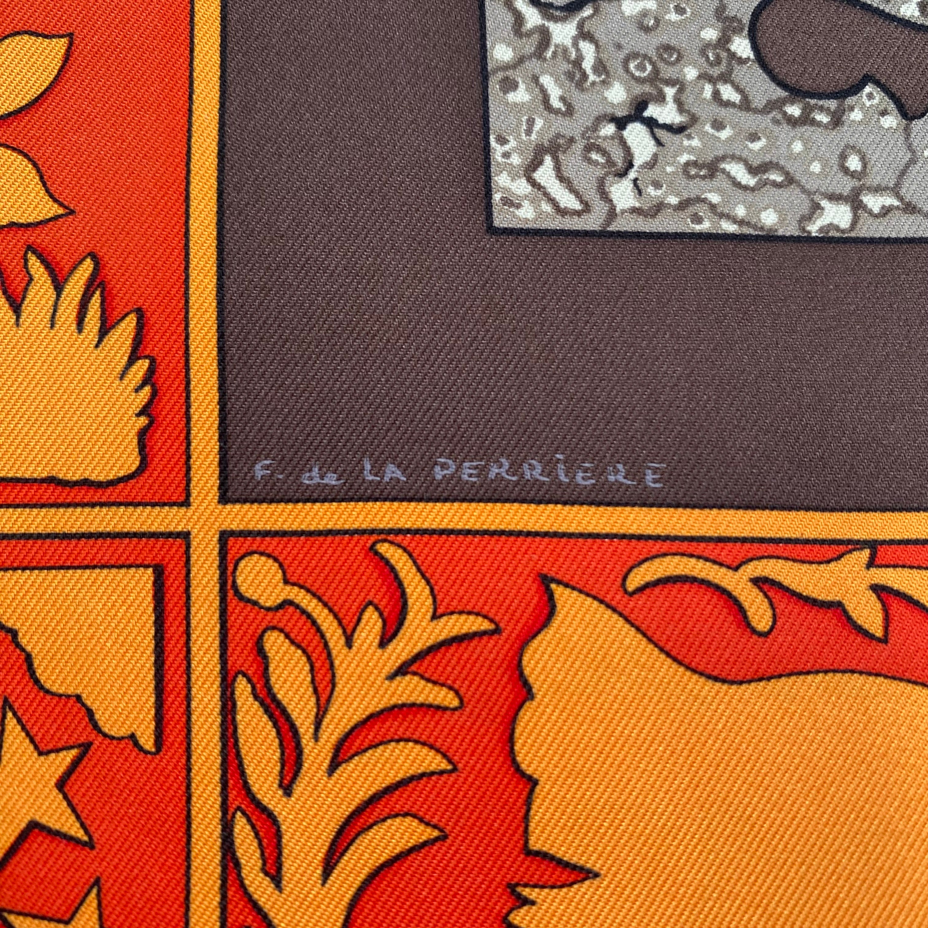 Pristine Hermès Early America II Silk Scarf Quite Rare