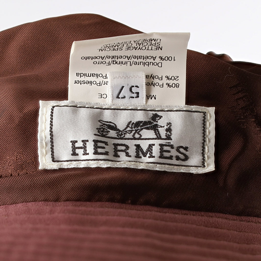 Hermès Puce Purple Rain Hat