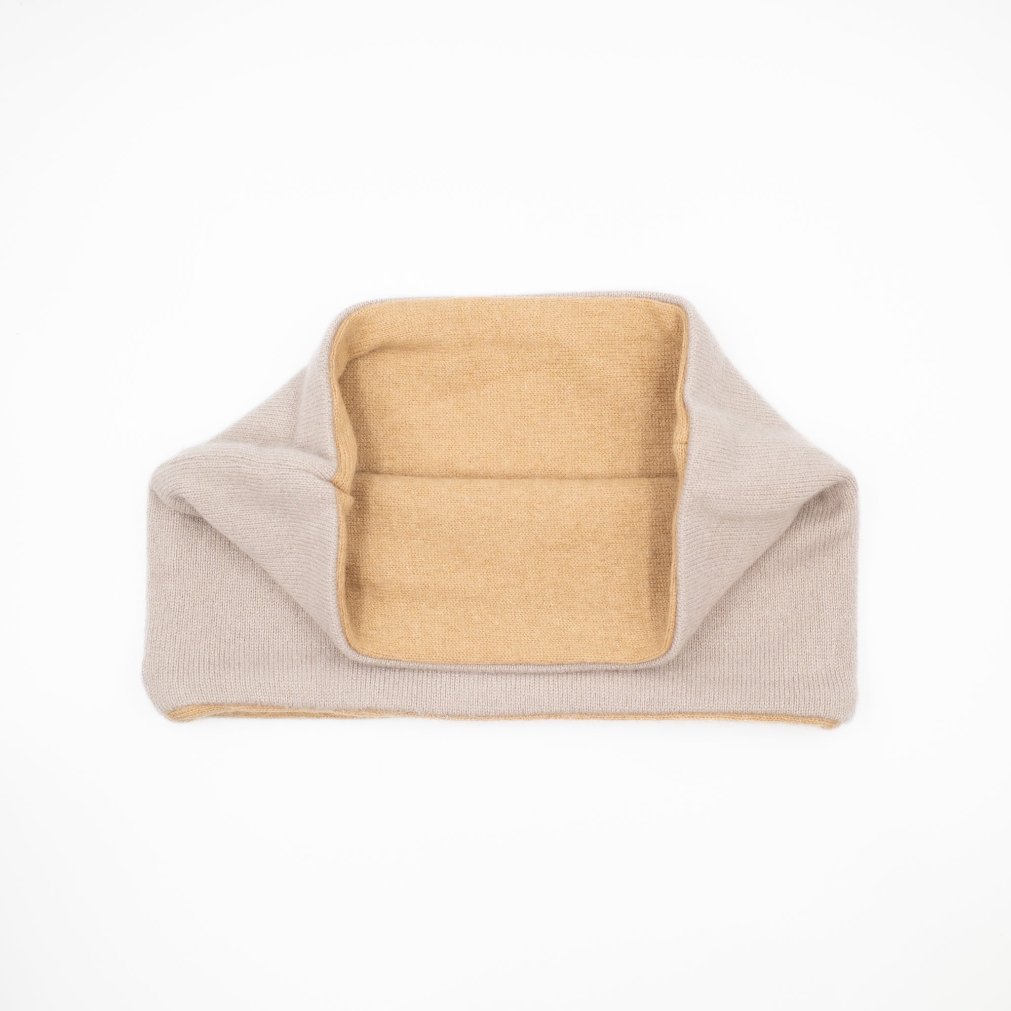 Taupe and Camel Neck Warmer