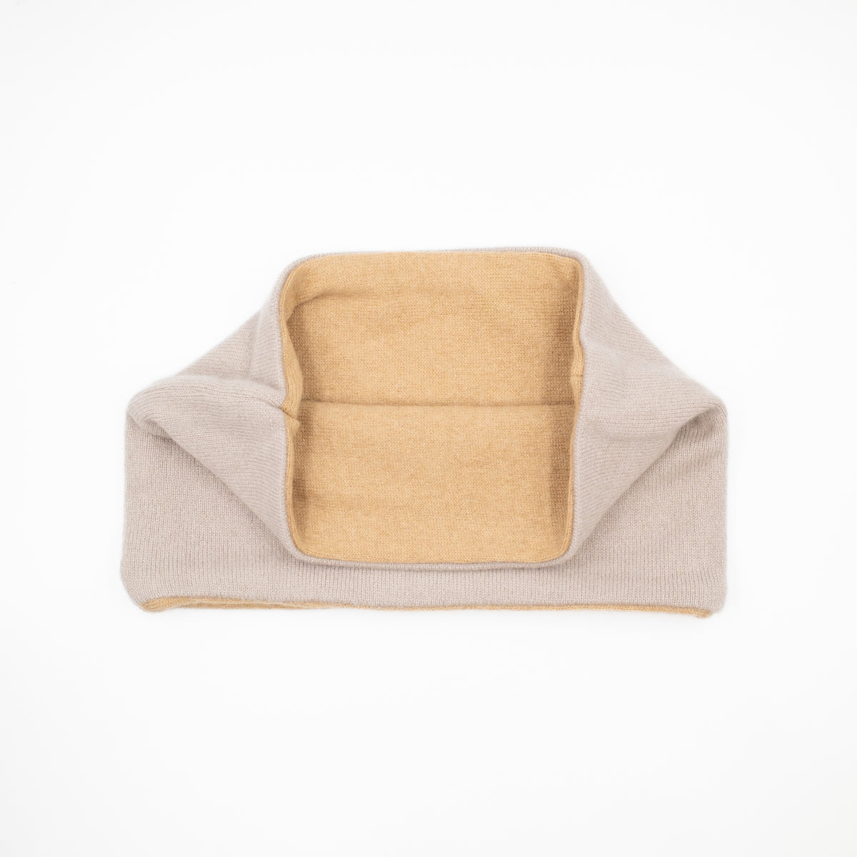 Taupe and Camel Neck Warmer