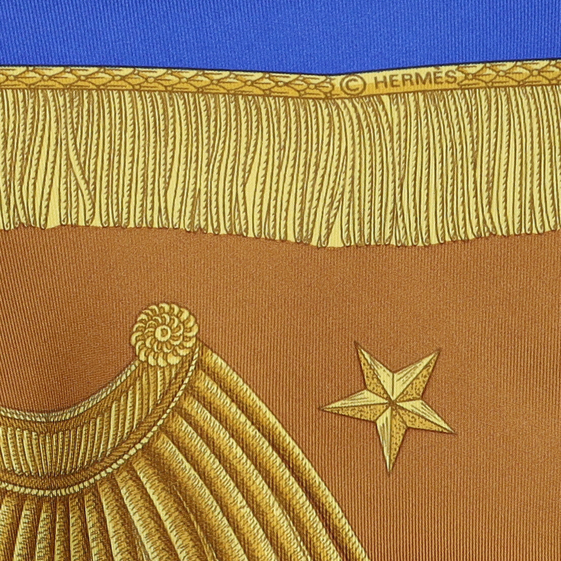 Hermès Poste et Cavalerie Silk Scarf