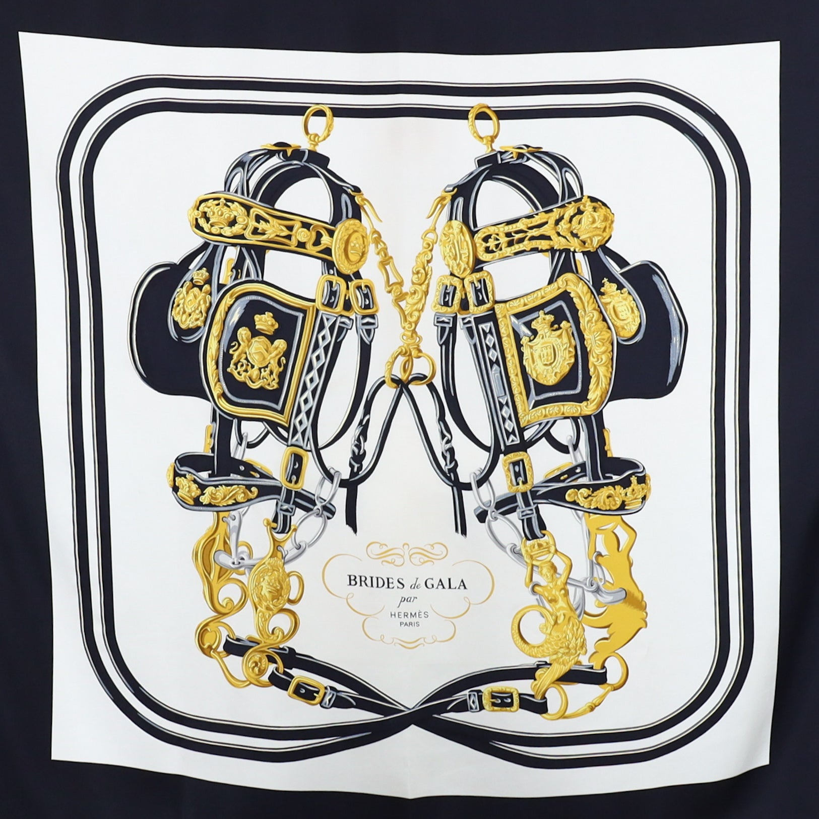 Pristine Hermès Brides De Gala Silk Scarf