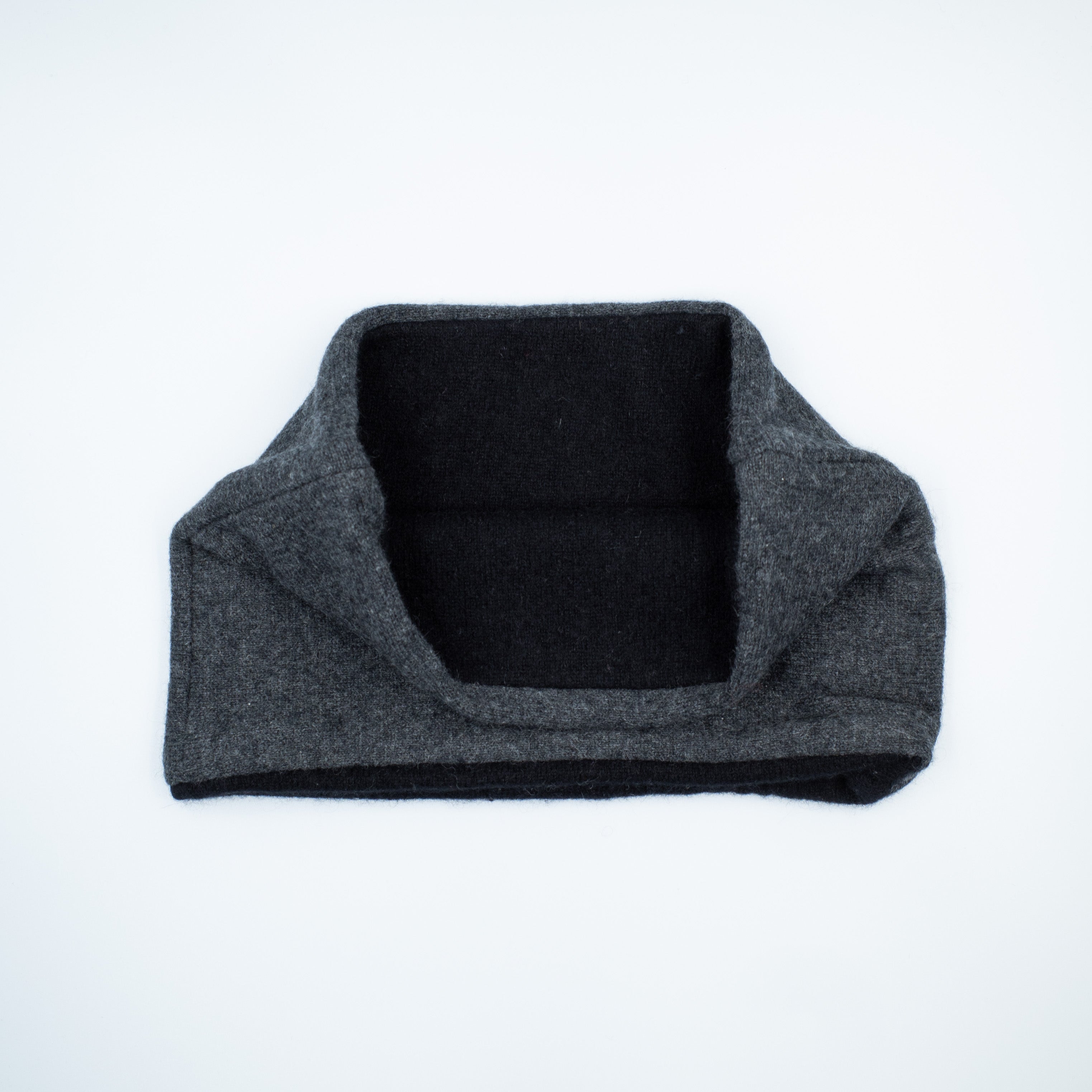 Men’s Black and Charcoal Grey Neck Warmer