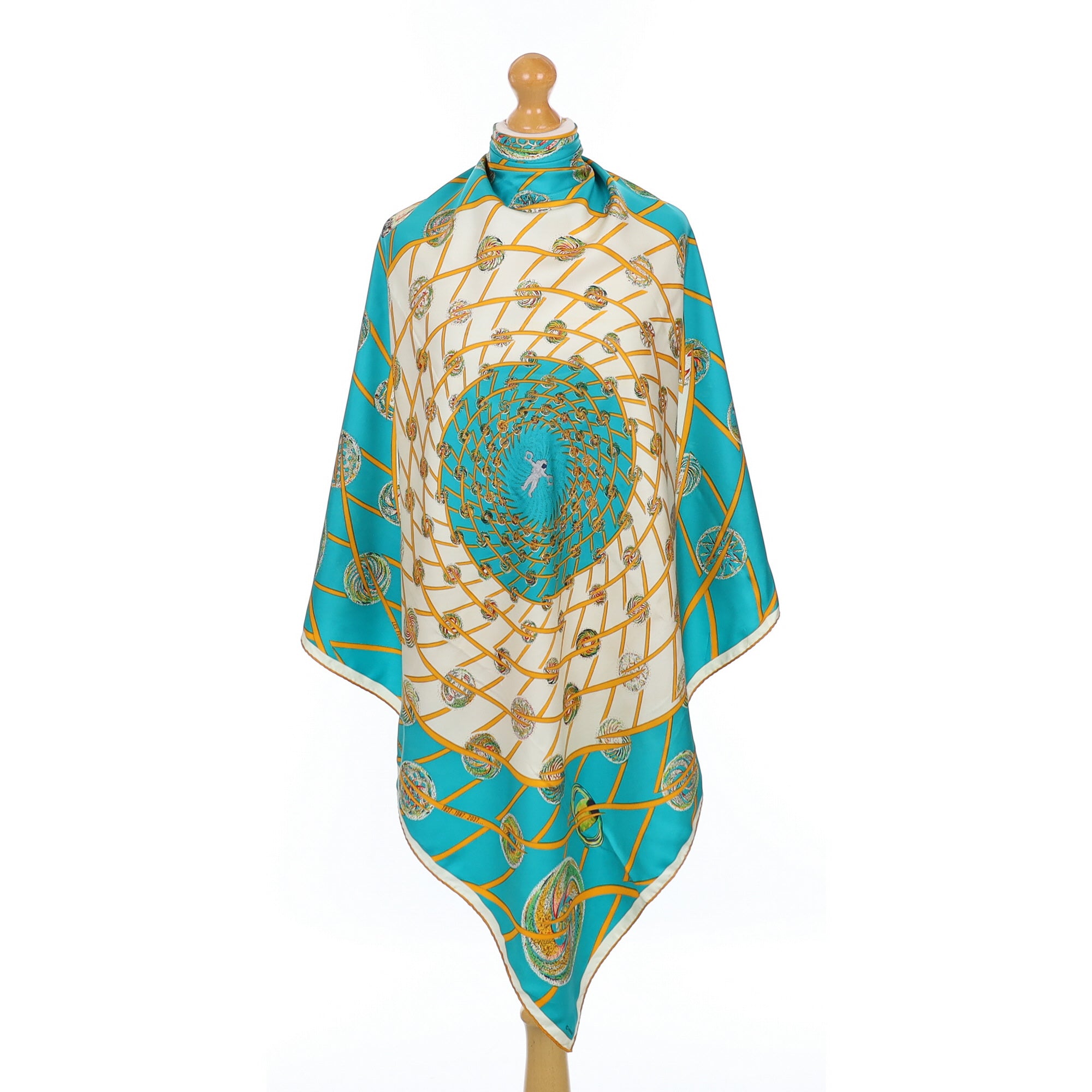 Hermès Les Feux de L’Espsce Silk Scarf Quite Rare