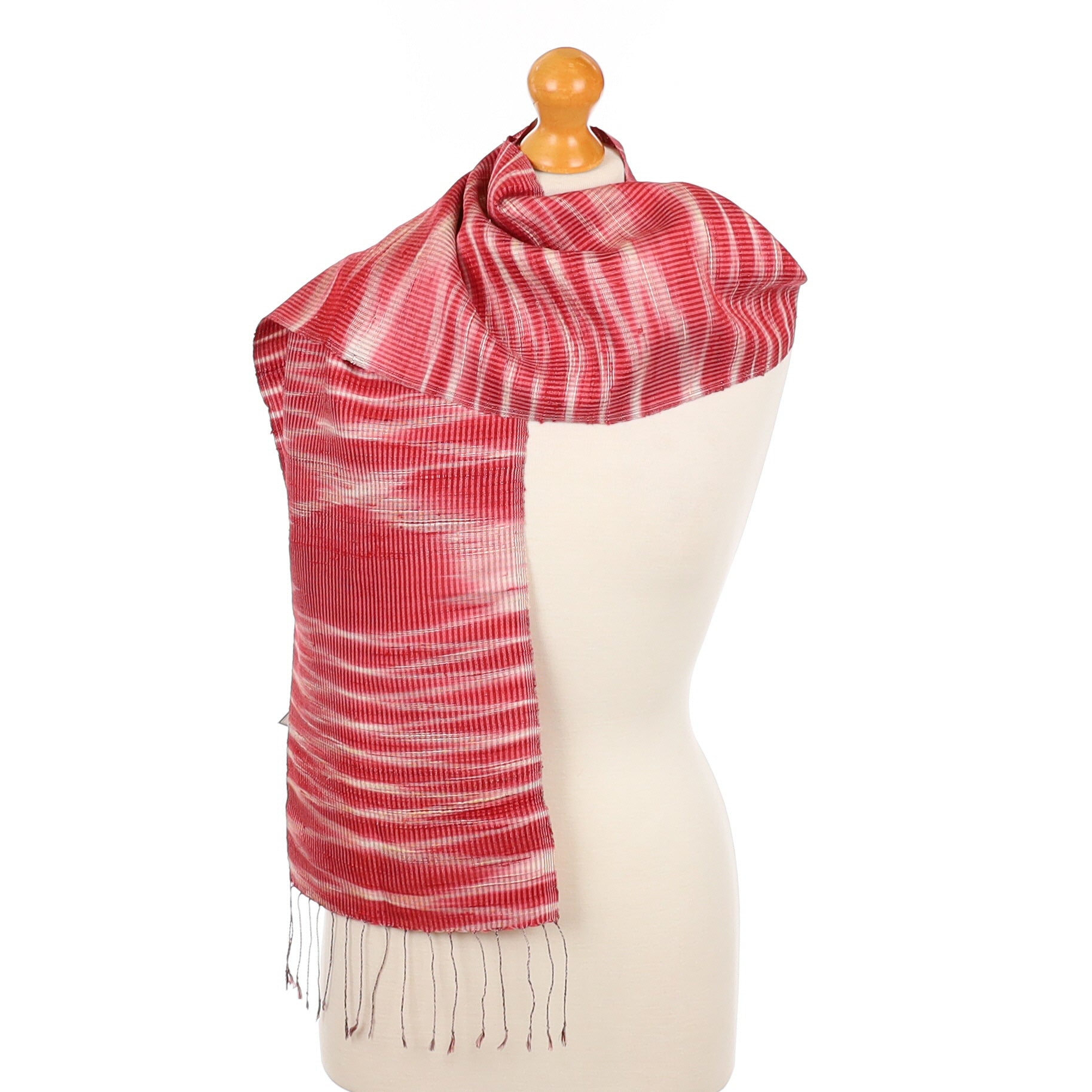 Jim Thompson Long Woven Silk Scarf