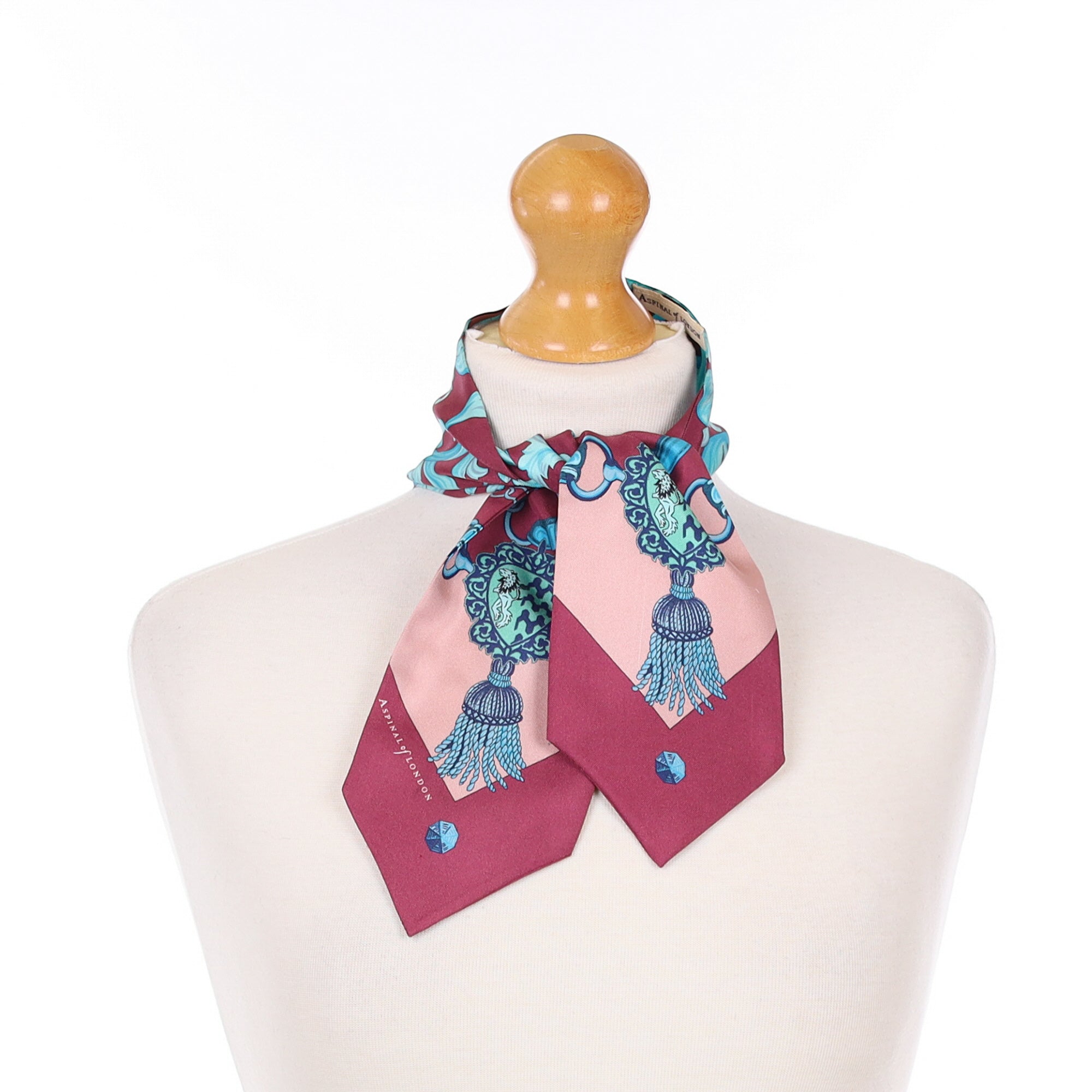 Brand New Boxed Aspinal Silk Tie