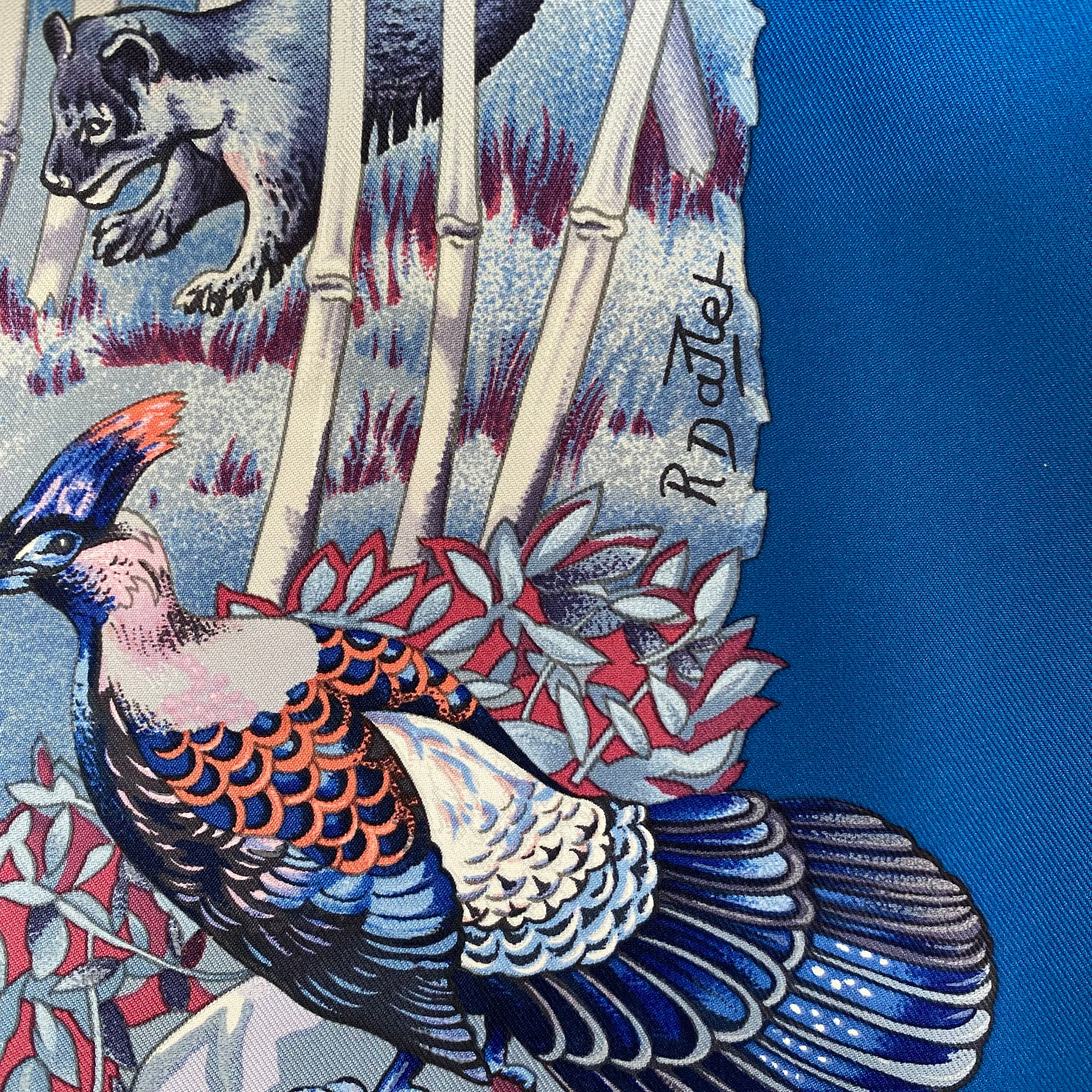 Brand New Boxed Hermès Sichuan Silk Scarf