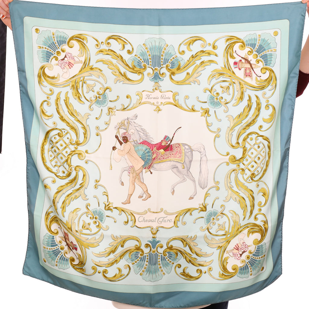 Hermès Cheval Turc Silk Scarf