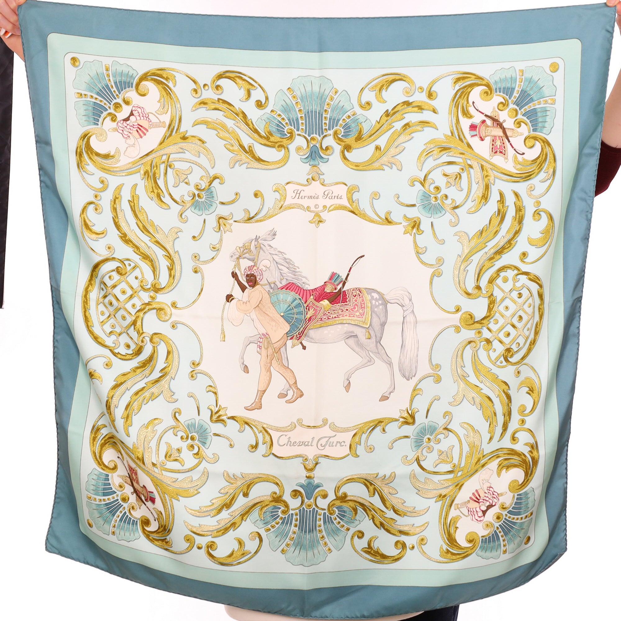 Hermès Cheval Turc Silk Scarf