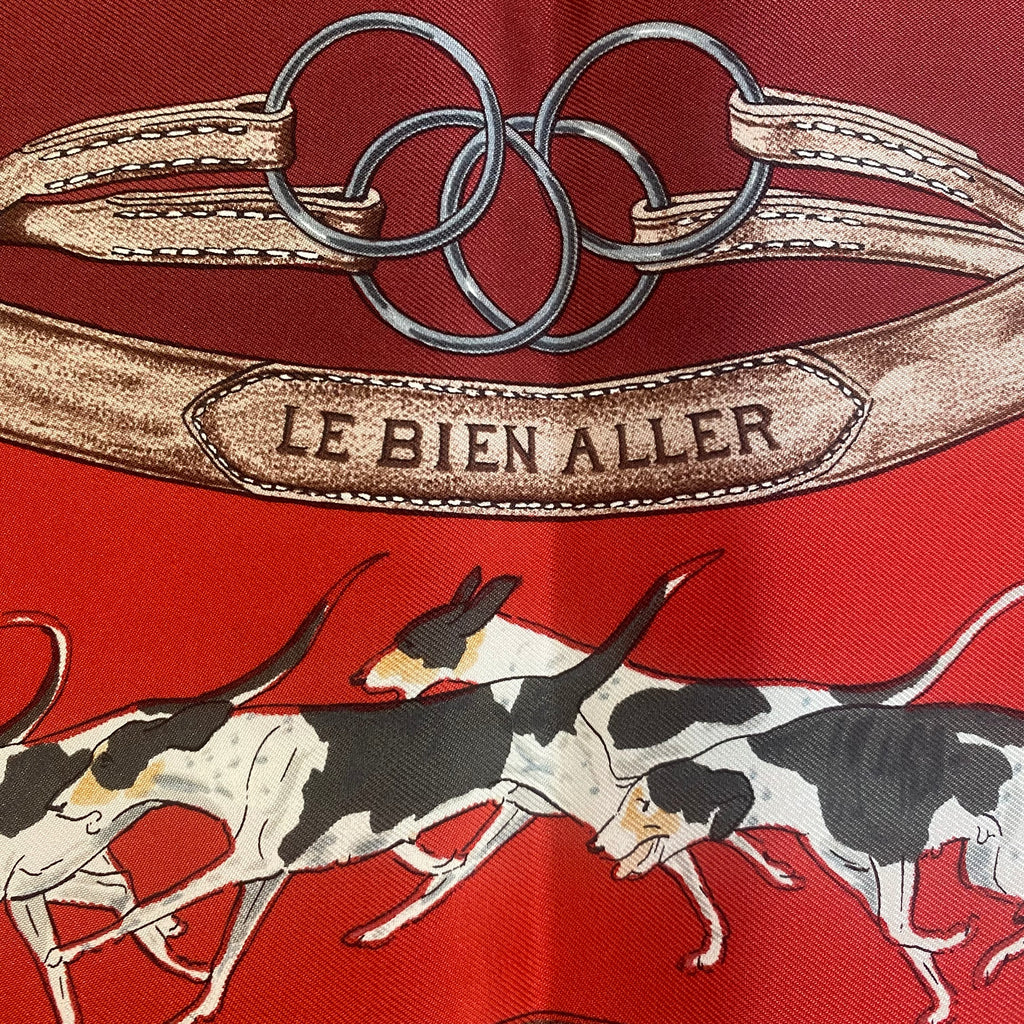 Boxed Hermès Le Bien Aller Silk Scarf Quite Rare