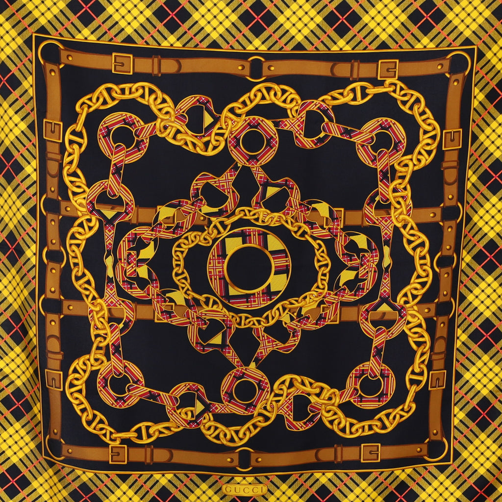 Brand New Boxed New Gucci Silk Scarf