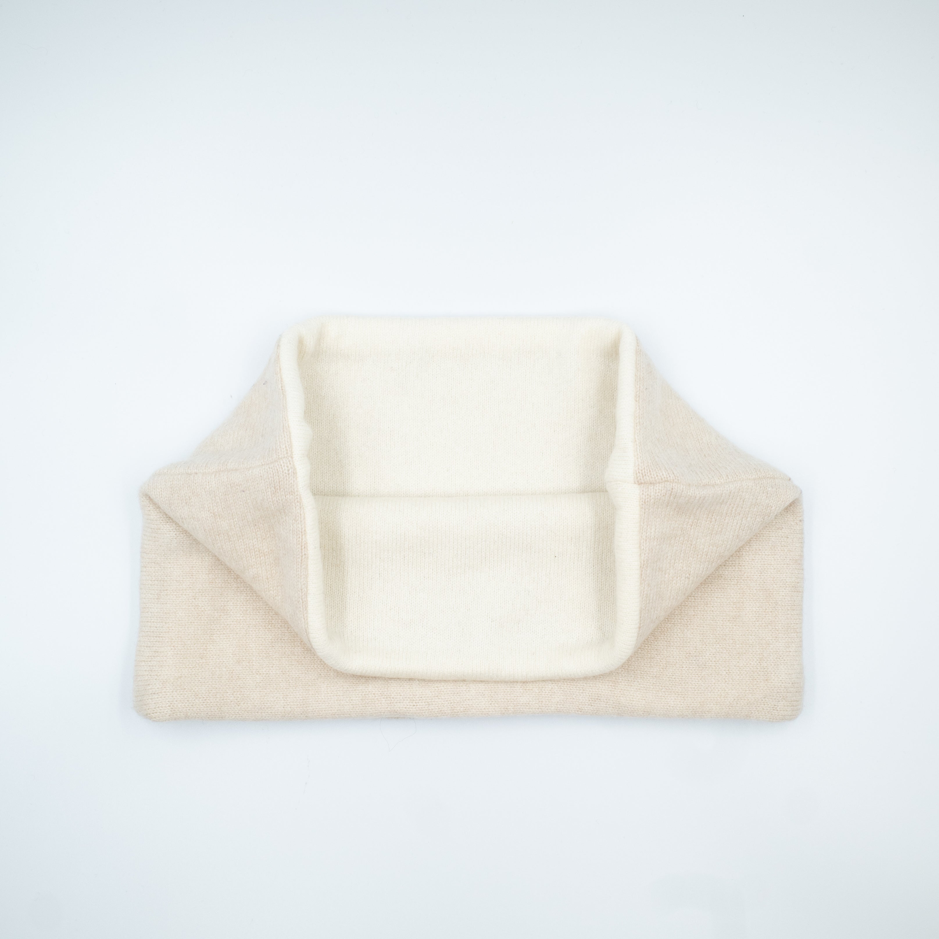 Oatmeal and Cream Neck Warmer