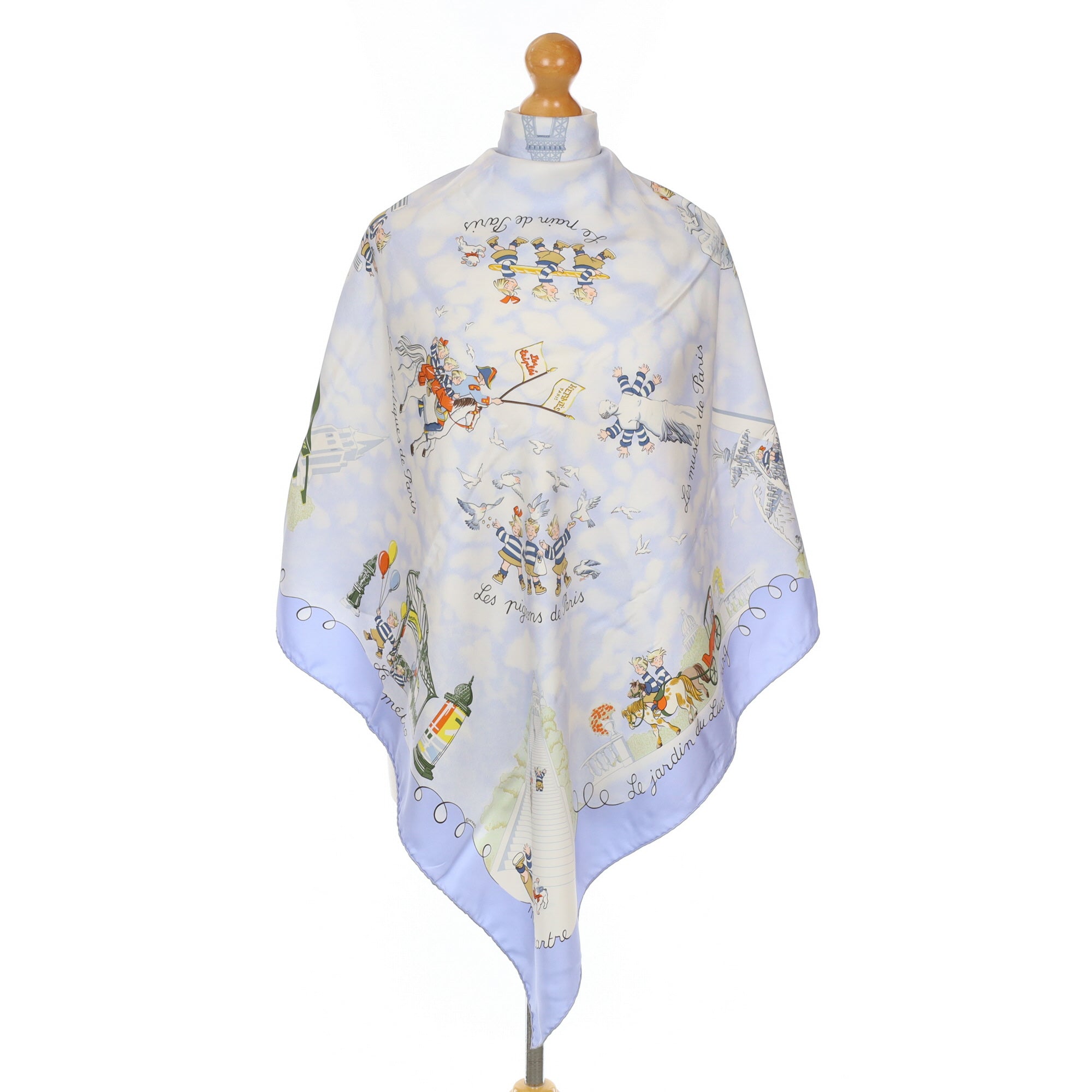 Hermès Les Triplés Silk Scarf Rare