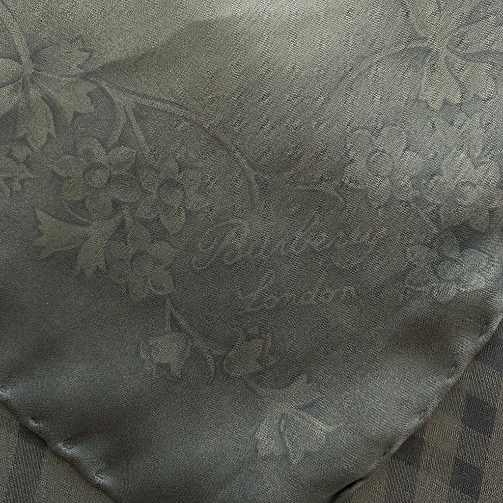 Burberry Dove Grey Designer Silk Scarf