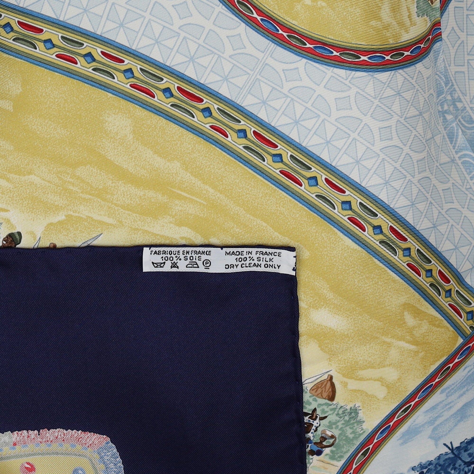 Brand New Boxed Hermès Cavaliers Peuls Silk Scarf