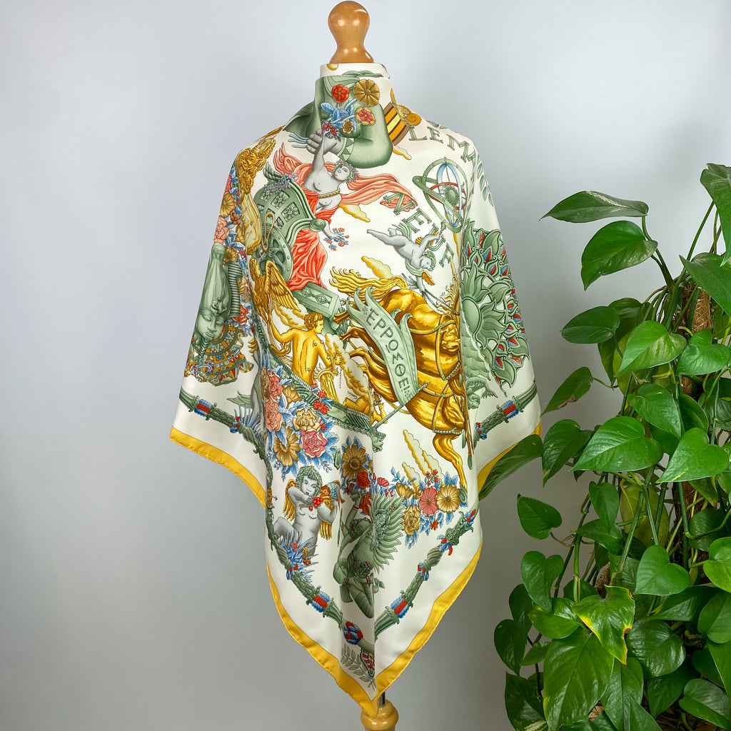 Hermès Le Matin Neuf Silk Scarf