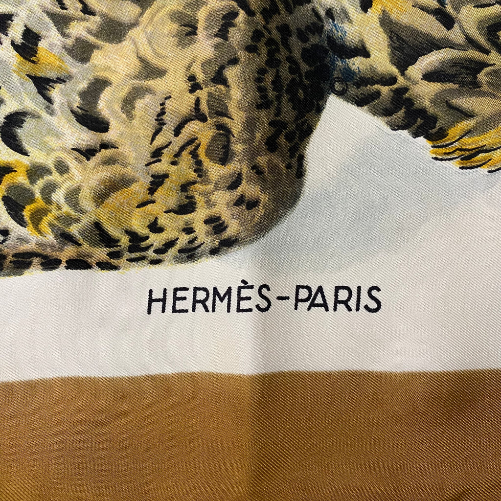 Hermès Belles Chasse Vintage Silk Scarf