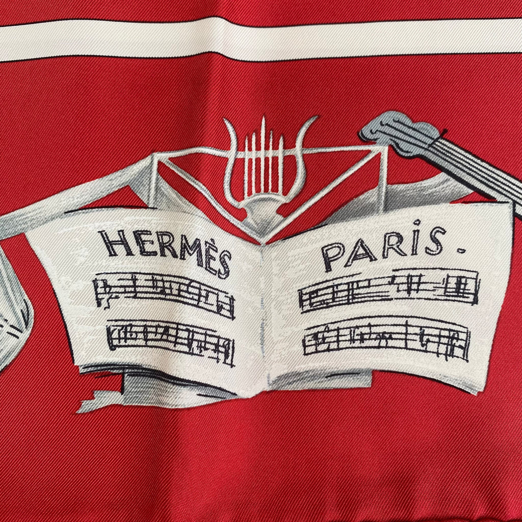 Immaculate Hermès La Danse Designer Silk Scarf