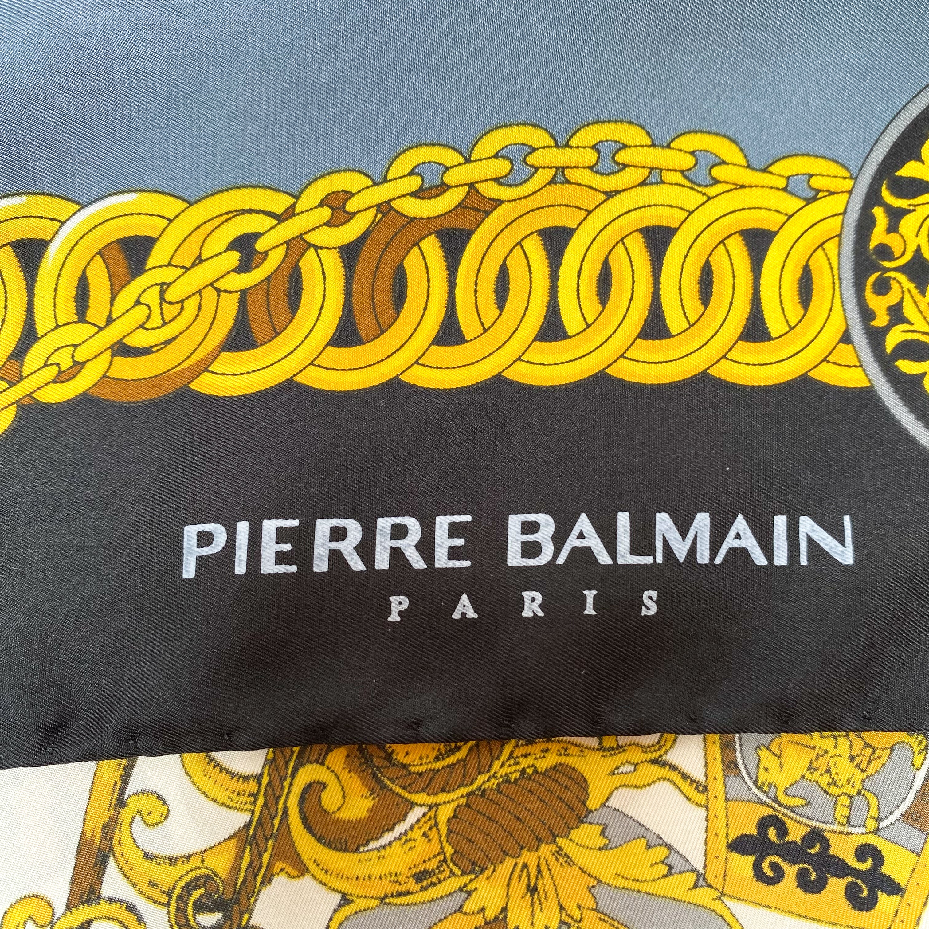 Vintage Pierre Balmain Silk Scarf
