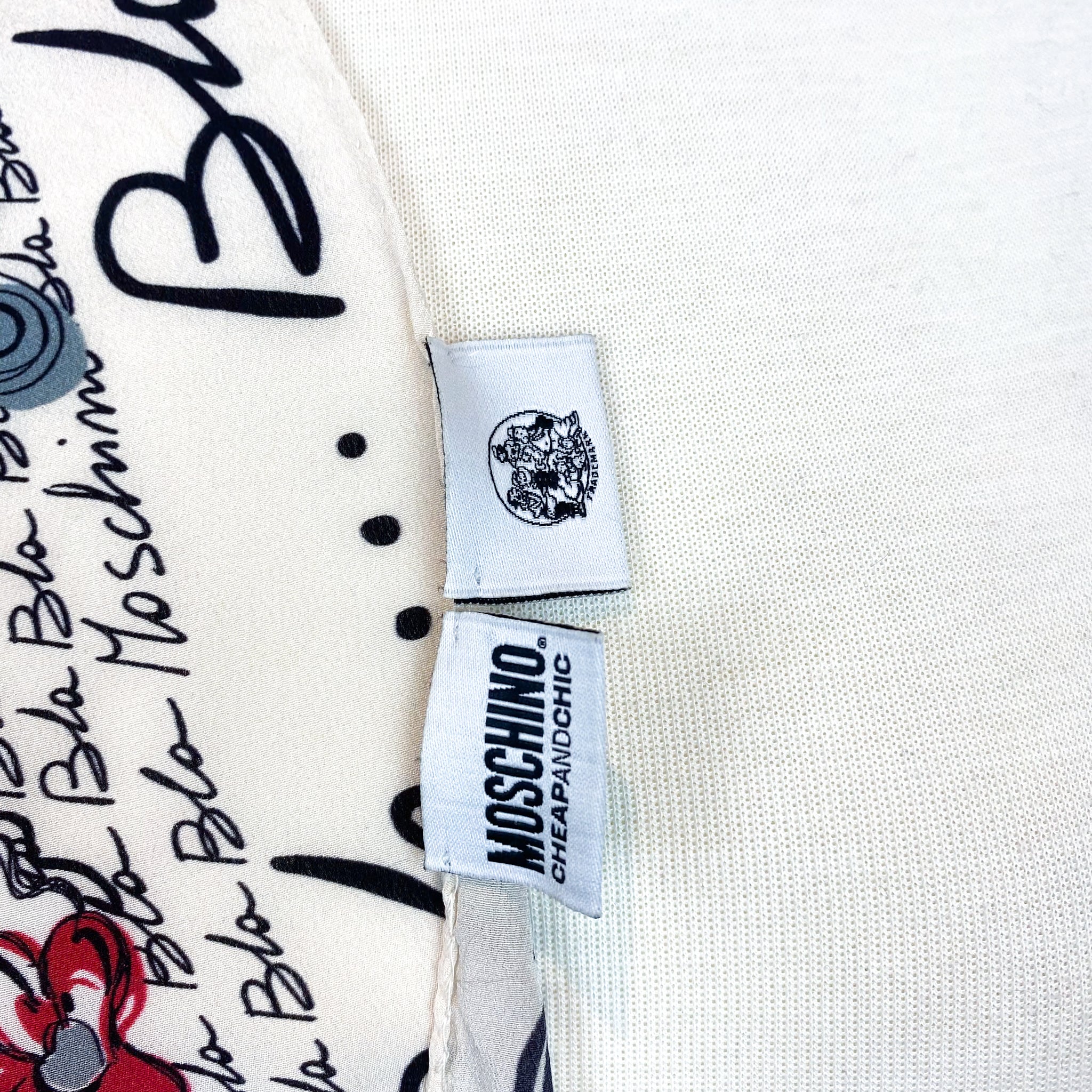 Moschino Olive Oyle Silk Scarf